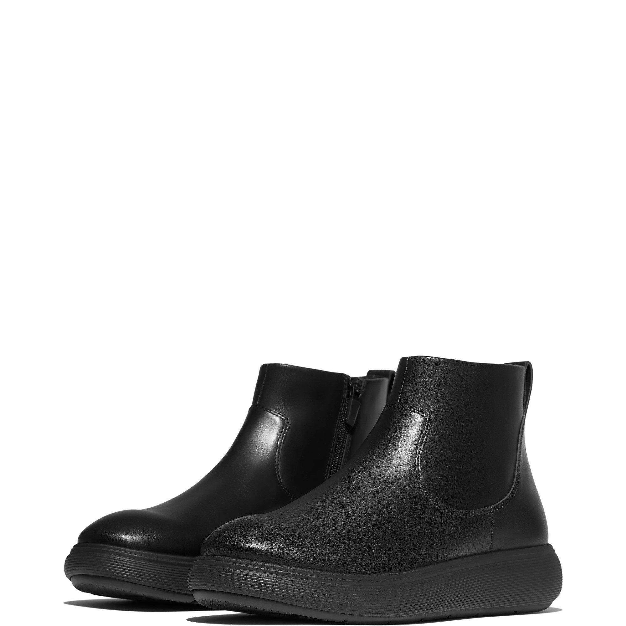 Black - Fitflop - Iq-Comff Ankle Boots - 2
