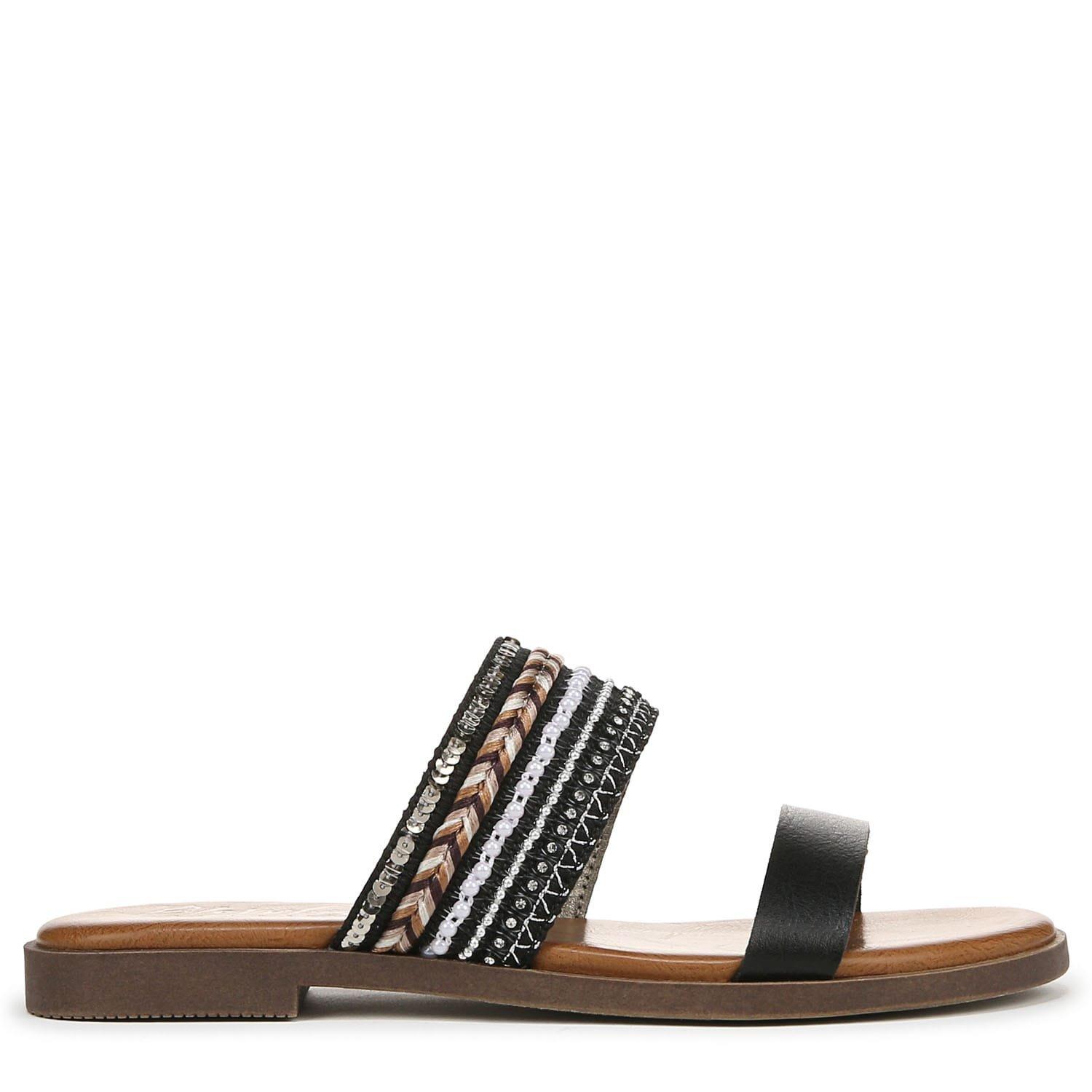 Black - Blowfish Malibu - Curtis Embellished Slide Sandals - 1