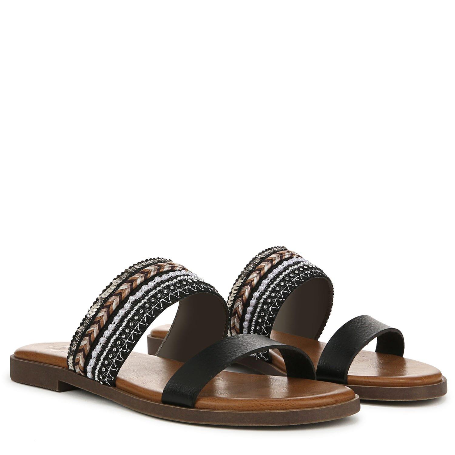 Black - Blowfish Malibu - Curtis Embellished Slide Sandals - 2