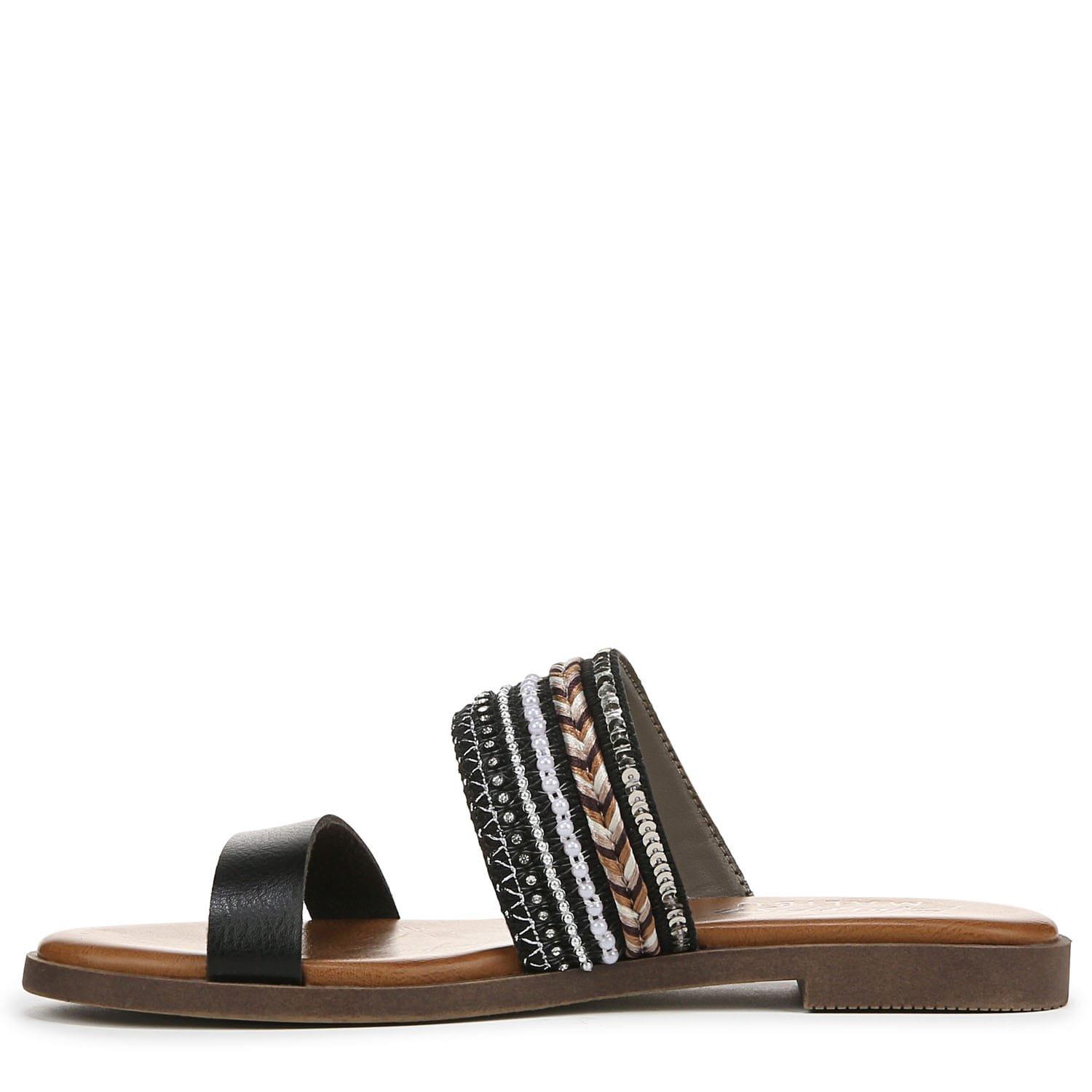 Black - Blowfish Malibu - Curtis Embellished Slide Sandals - 3