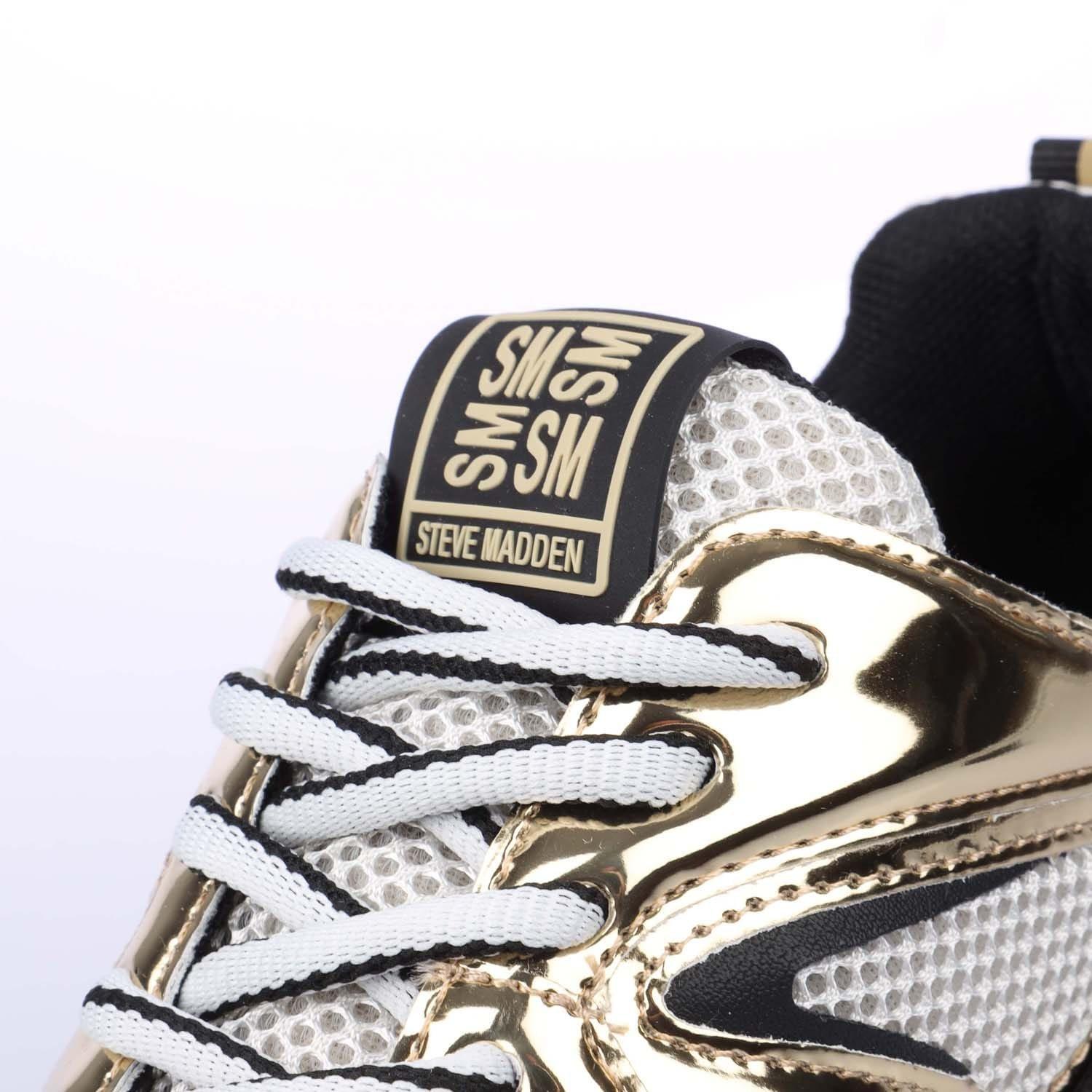 Grey - Steve Madden - Medalist2 Trainers - 6