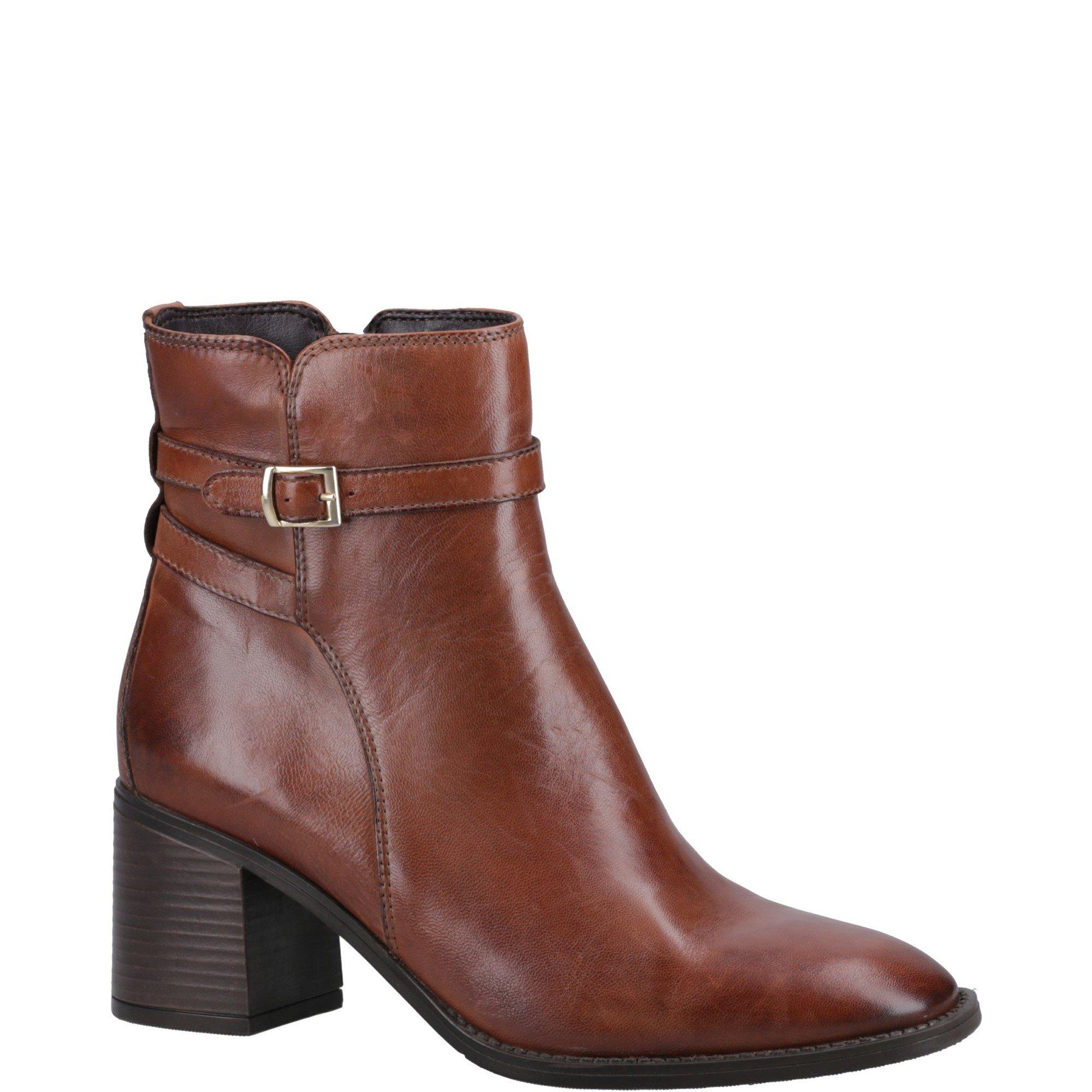 Brown - Hush Puppies - Caitlyn Ankle Boots - 2