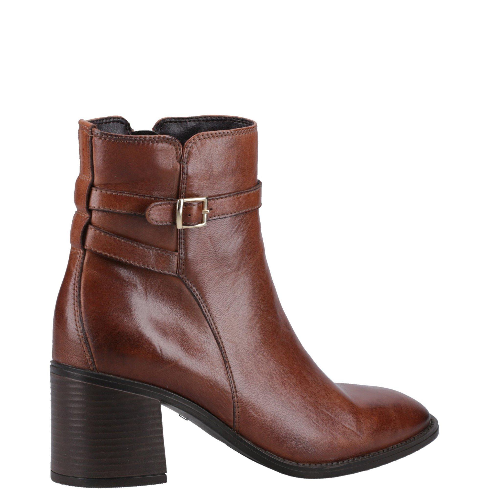 Brown - Hush Puppies - Caitlyn Ankle Boots - 3