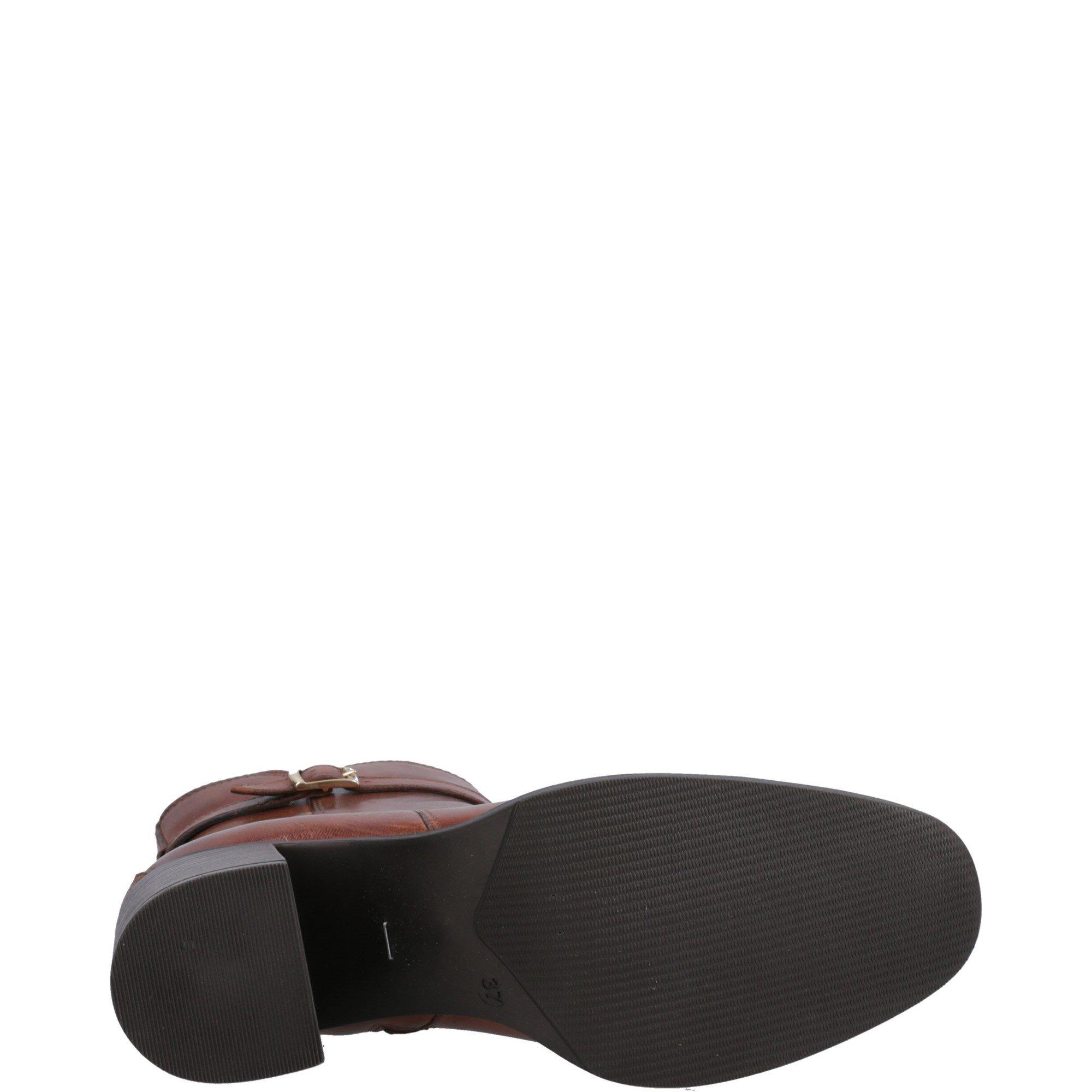 Brown - Hush Puppies - Caitlyn Ankle Boots - 4