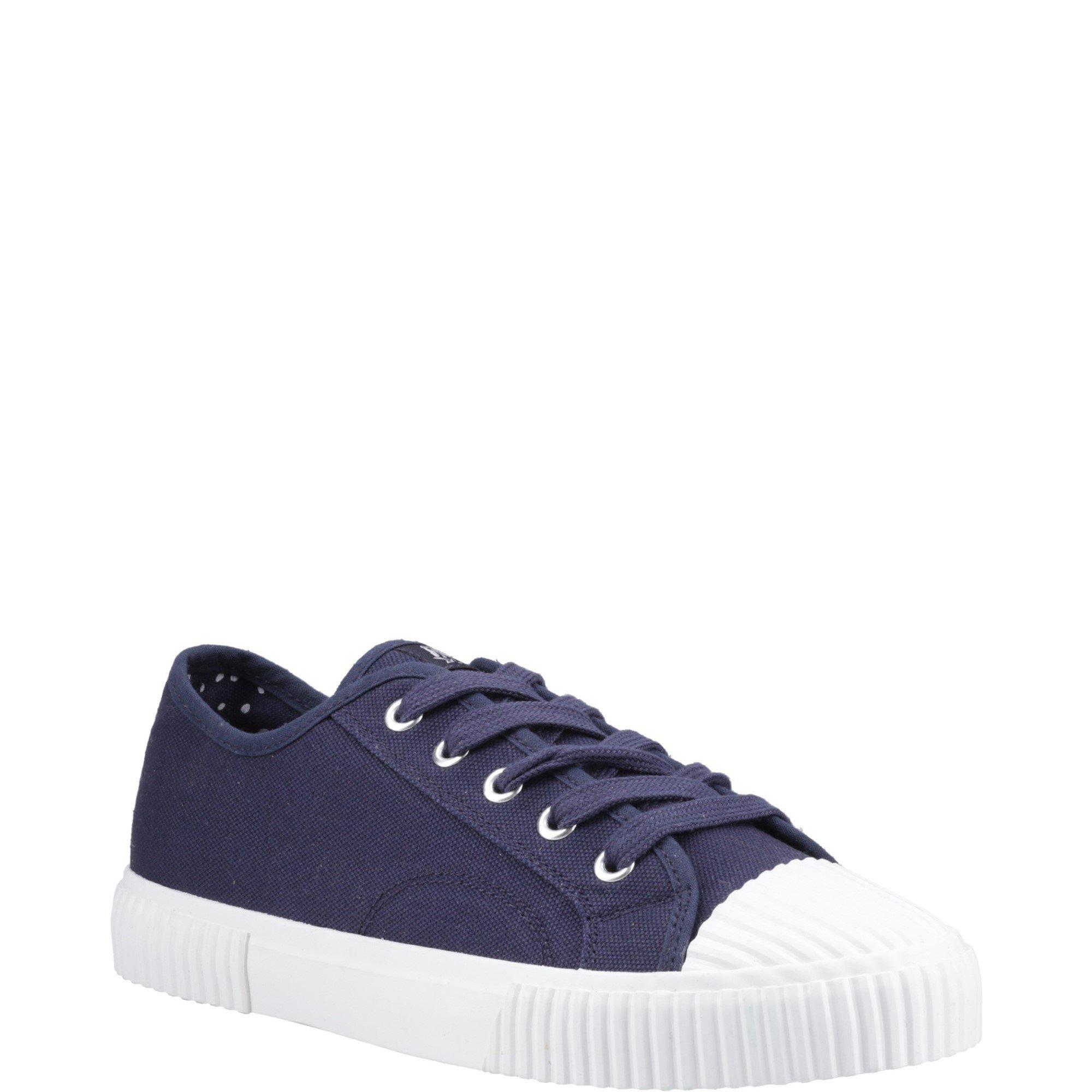 Navy - Hush Puppies - Freya Canvas Trainer - 2