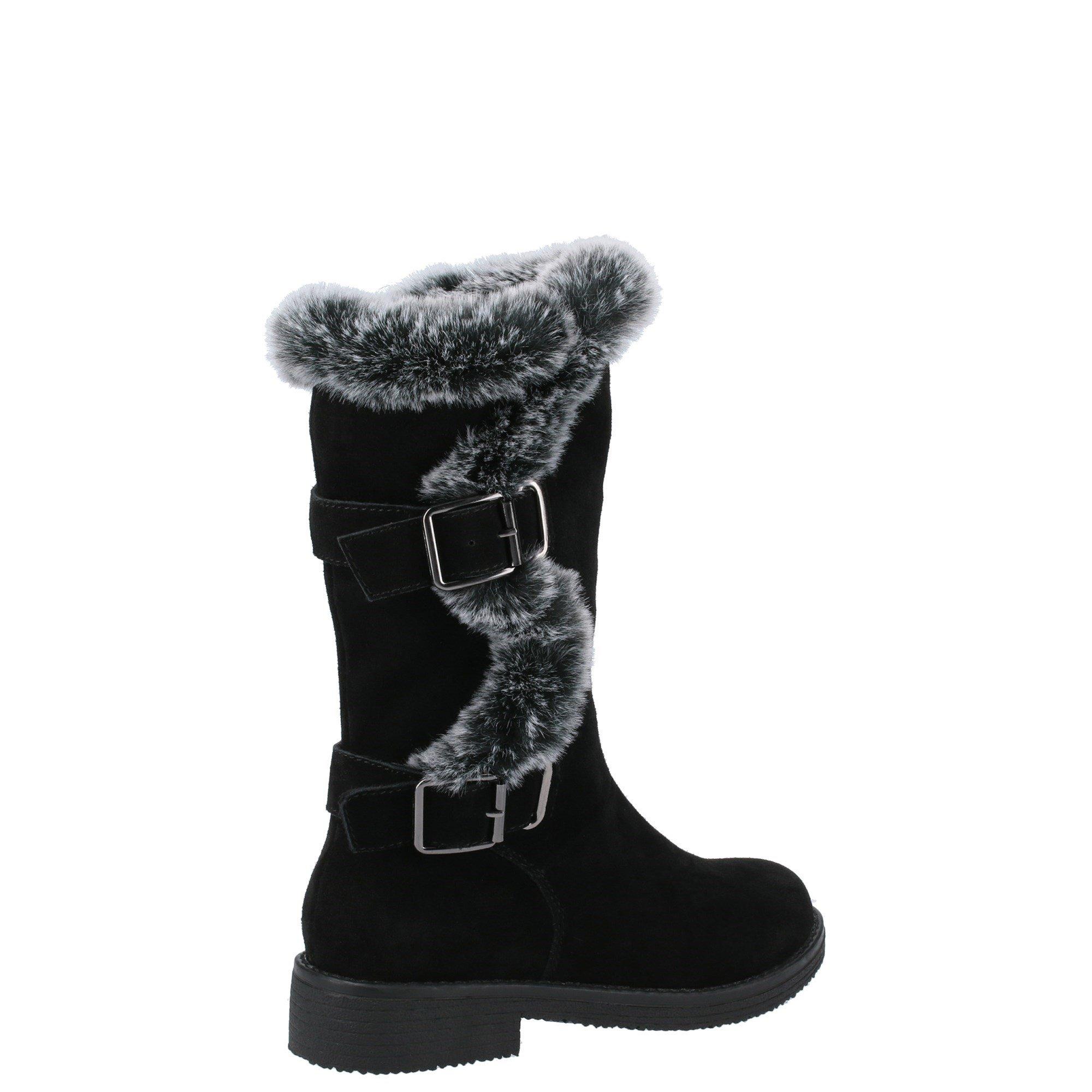 Black - Hush Puppies - Megan Ladies Mid Boots - 3