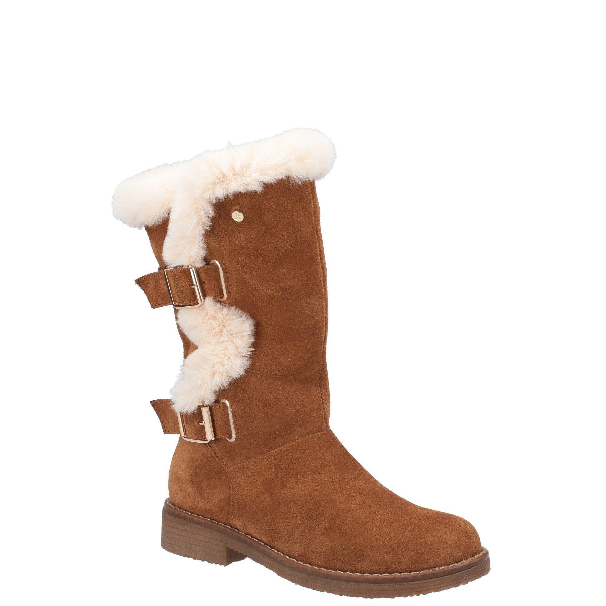 Brown - Hush Puppies - Megan Ladies Mid Boots - 2