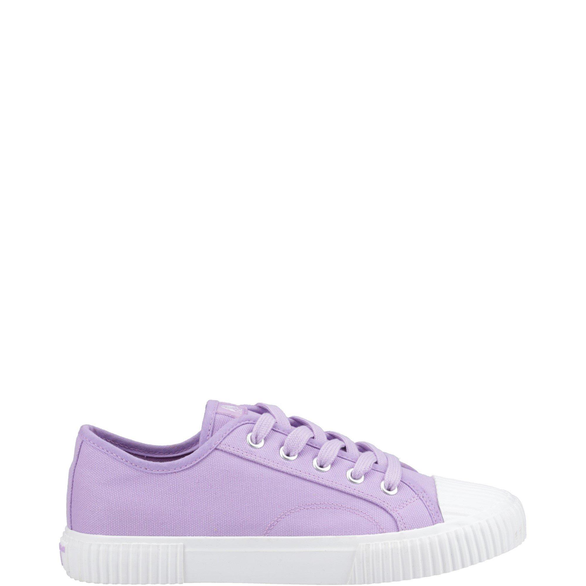 Lilac - Hush Puppies - Freya Canvas Trainer - 1