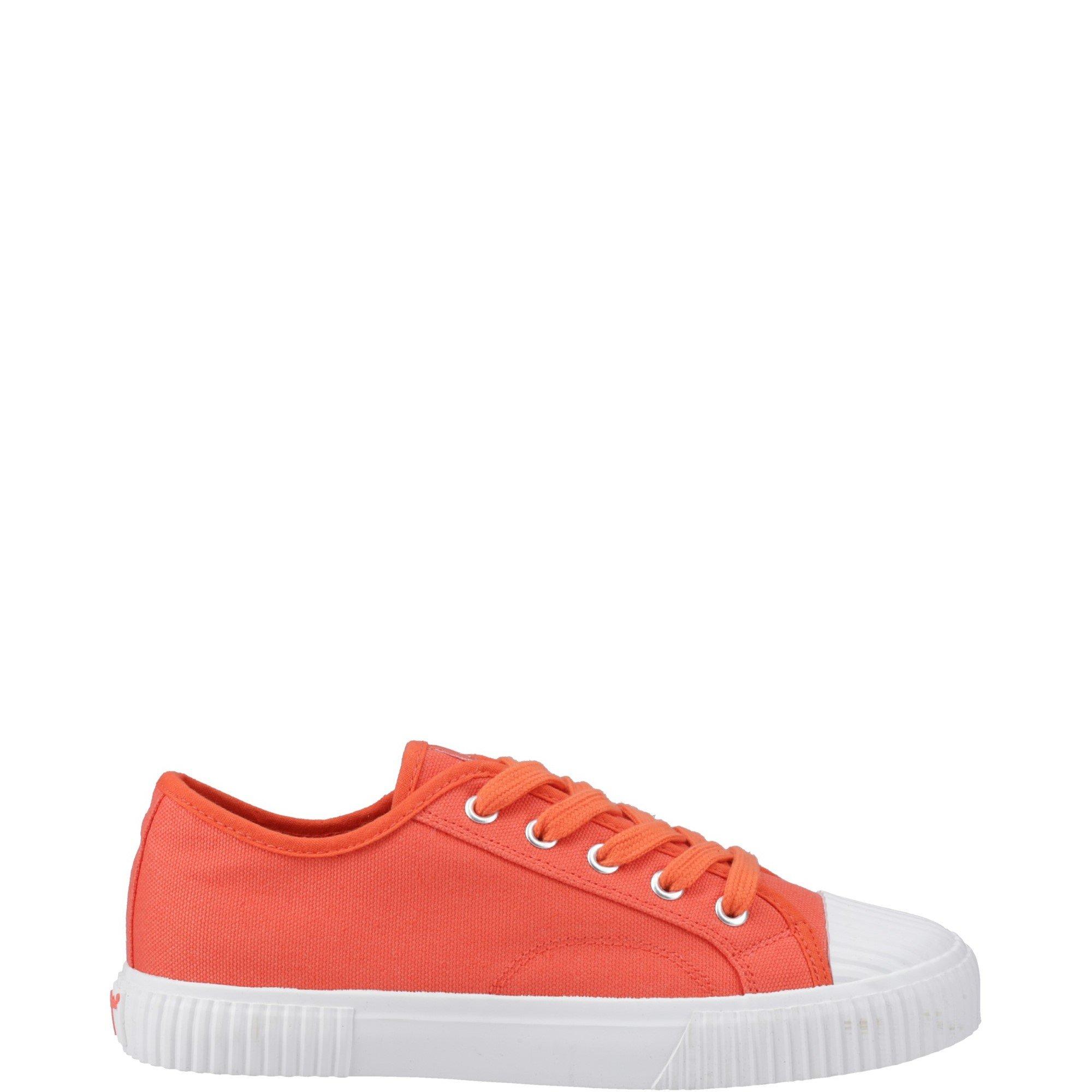 Hush Puppies Women's Freya Canvas Trainer - Orange - 3 (36)