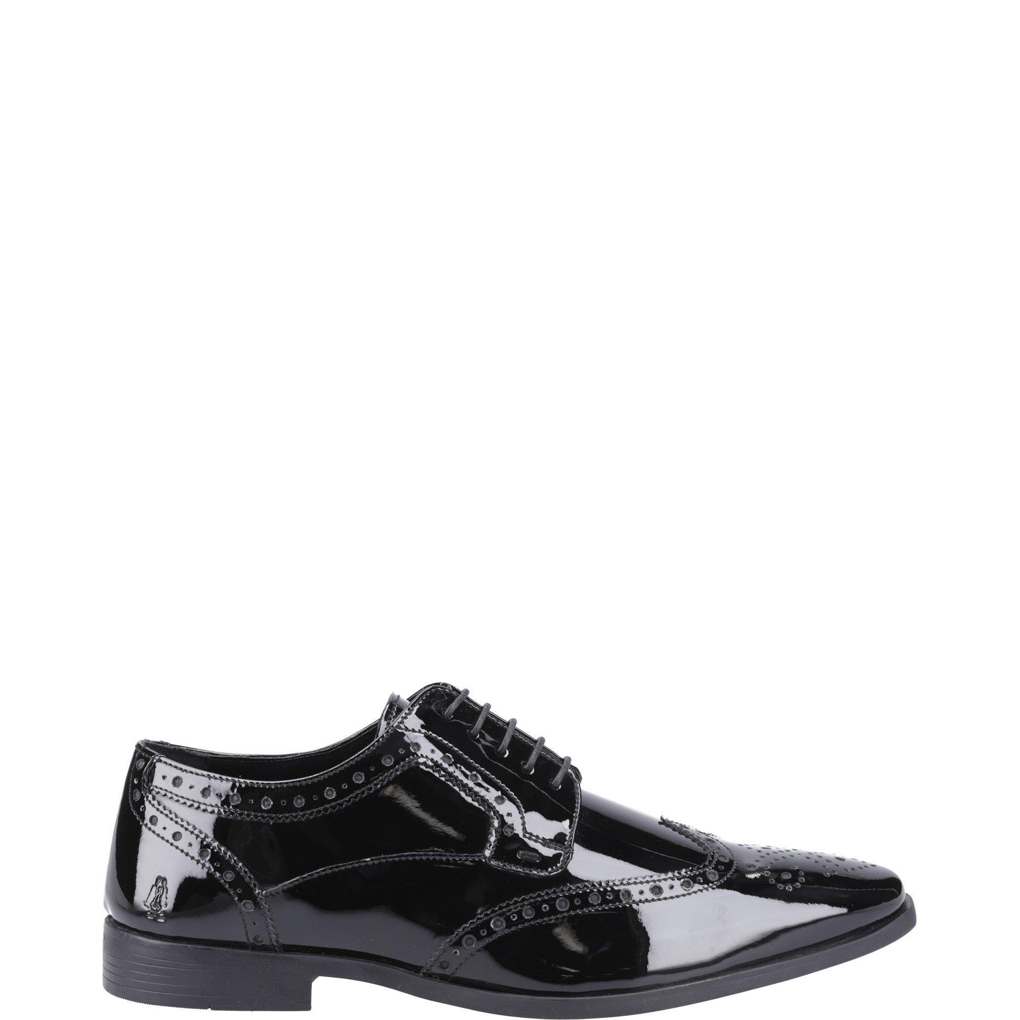 Hush Puppies Men's Elliot Brogue Patent - Black - 7 (41)