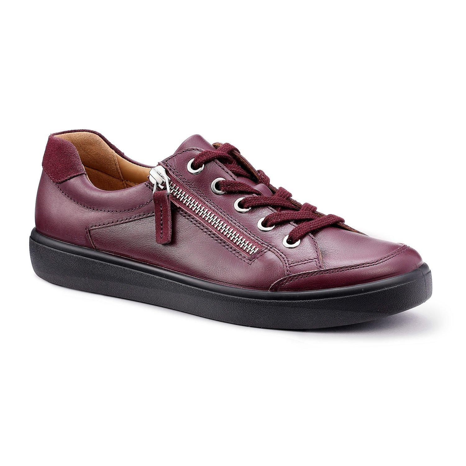 Dark Cherry - Hotter - Chase II Trainers Wide Fit - 1