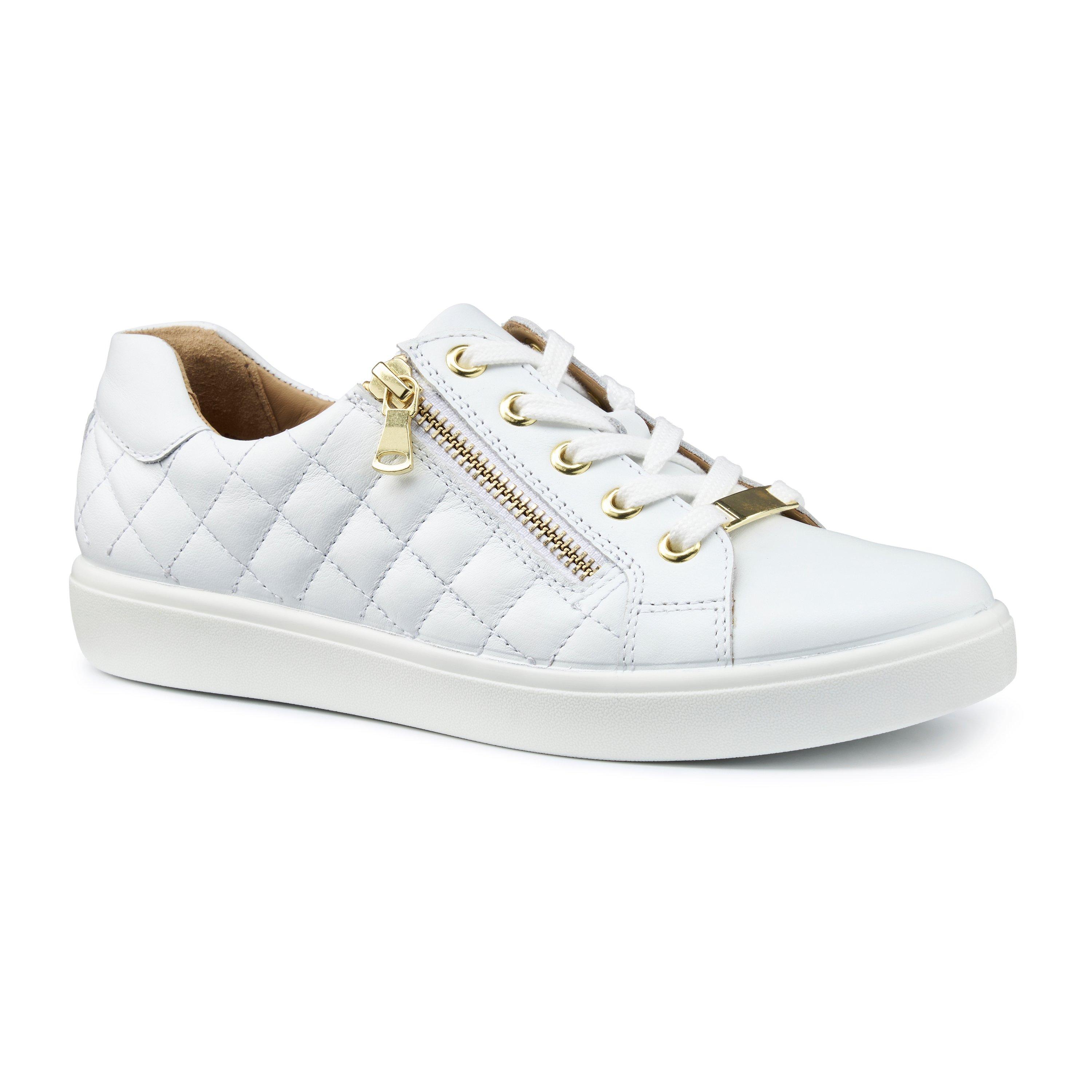 White - Hotter - Wonder Trainers Standard Fit - 2