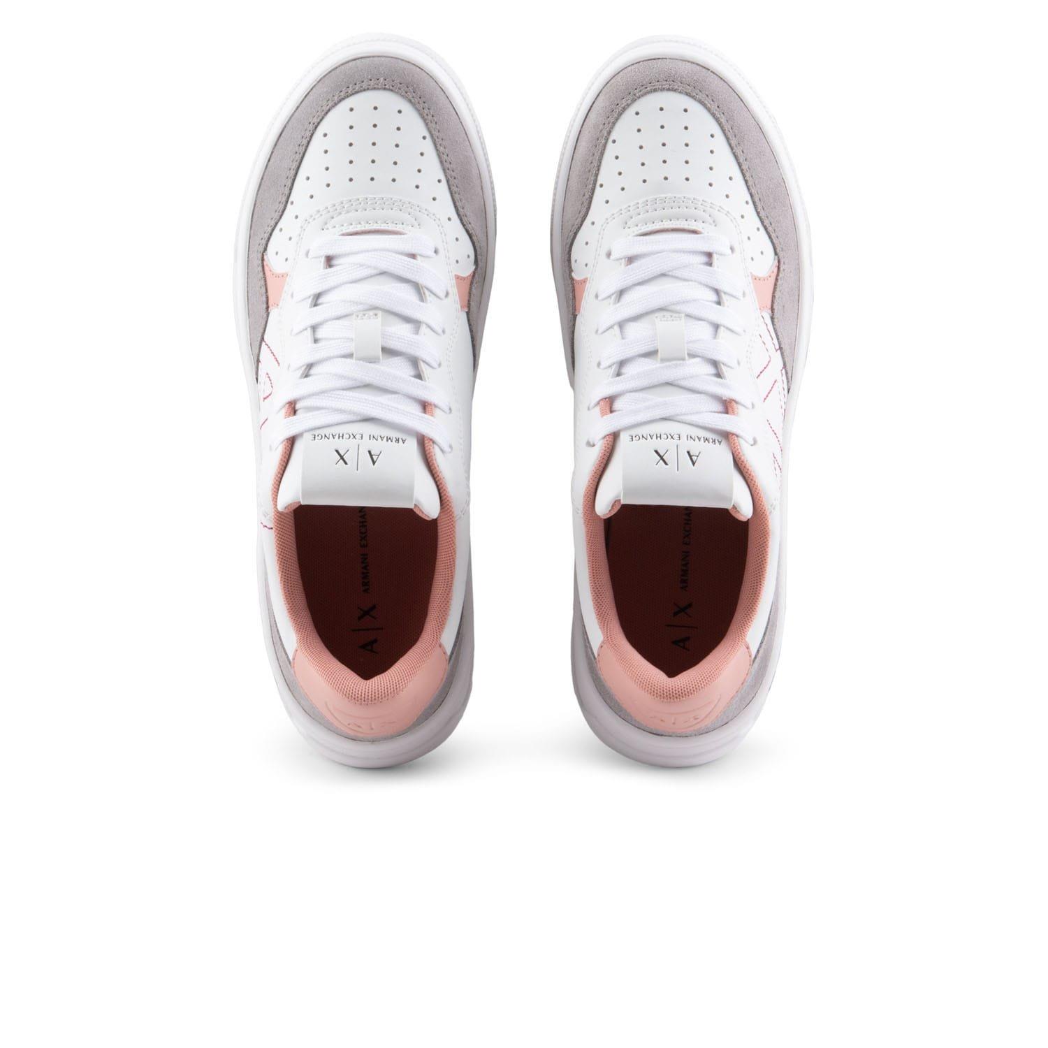White Pink - Armani Exchange - Trainers - 5