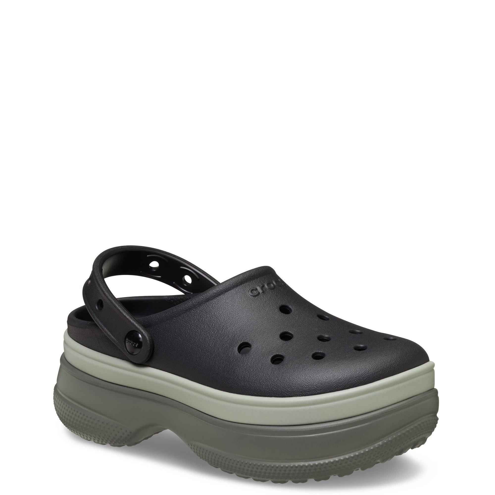 Black - Crocs - Women's Classic Stacked Clog - 2