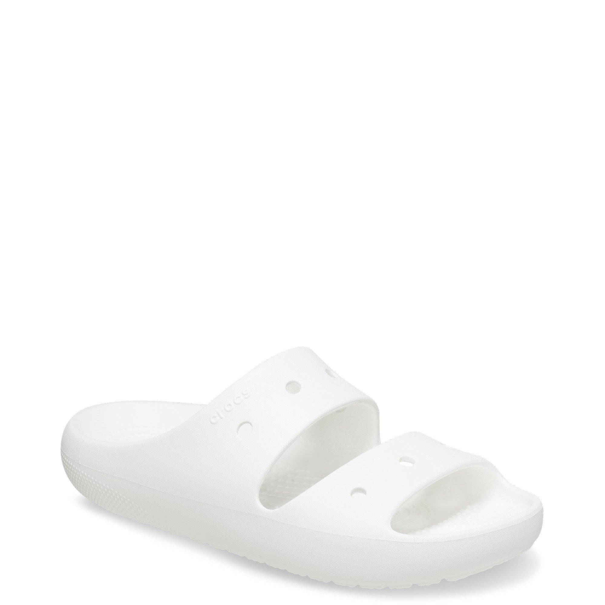 White - Crocs - Women's Classic Flat Sandals - 2