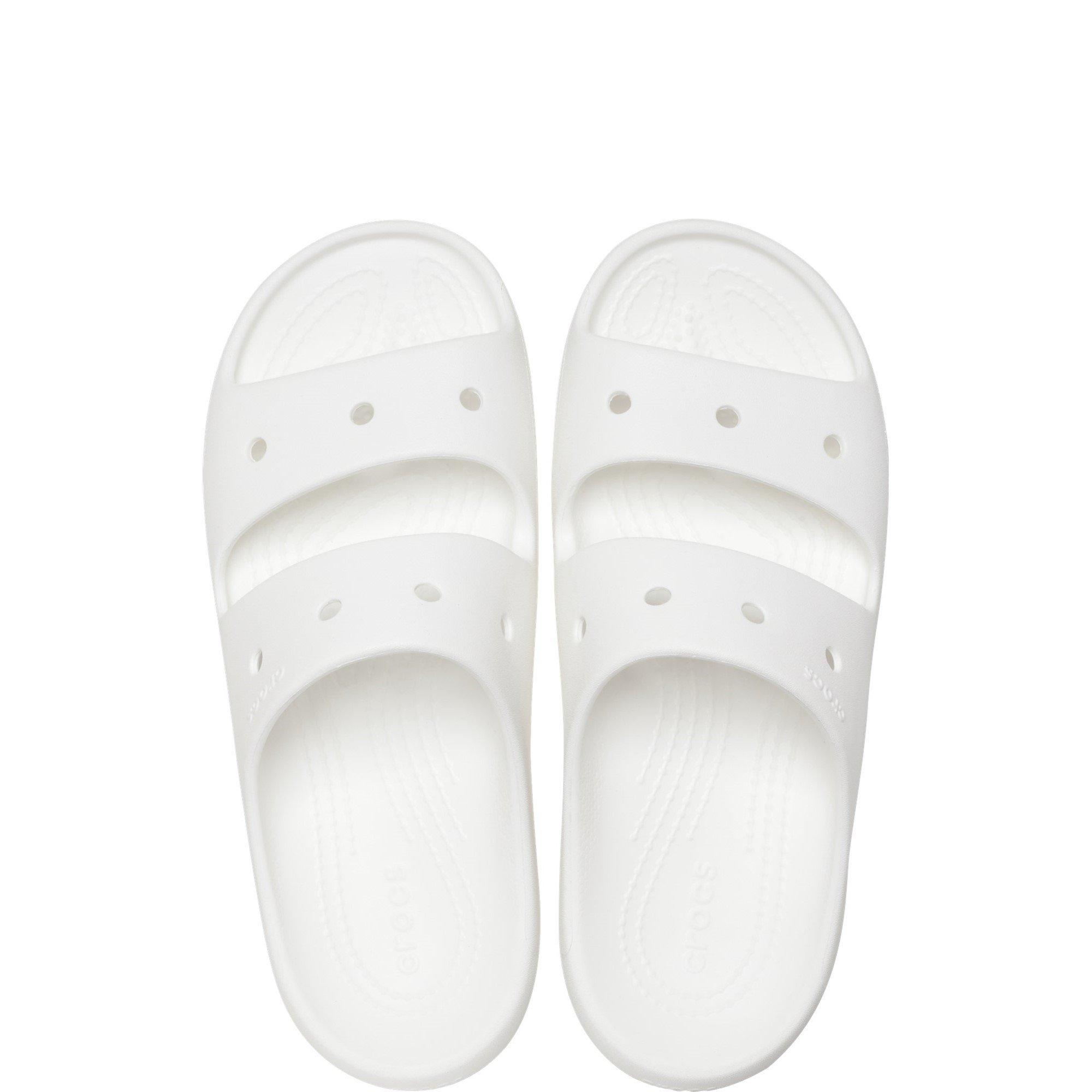 White - Crocs - Women's Classic Flat Sandals - 4