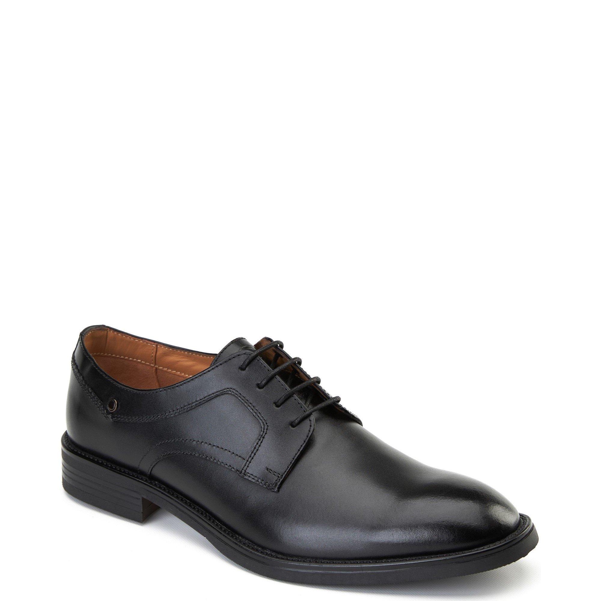 Black - Base London - Sleeve Lace Up Shoe - 2