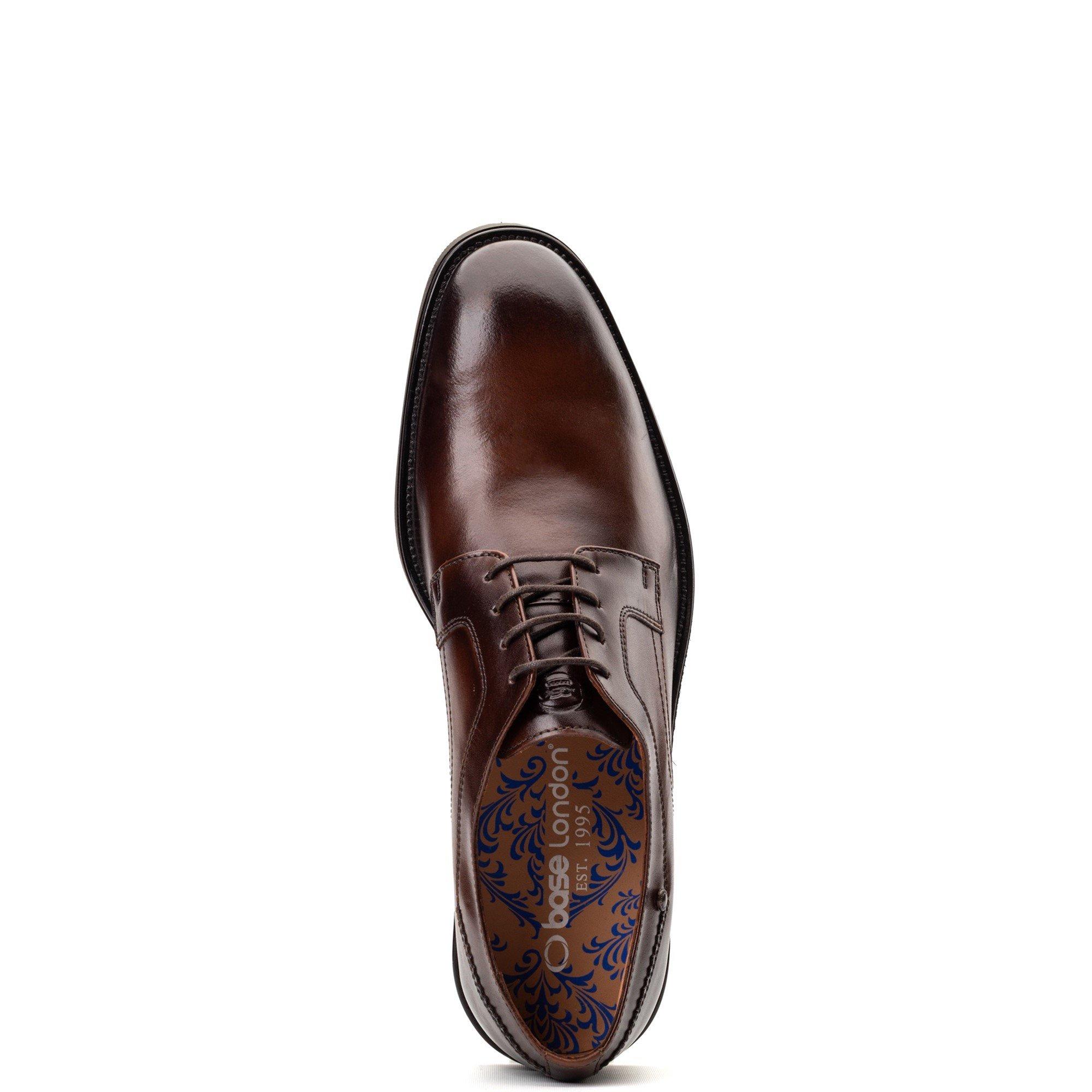 Brown - Base London - Sleeve Lace Up Shoe - 4
