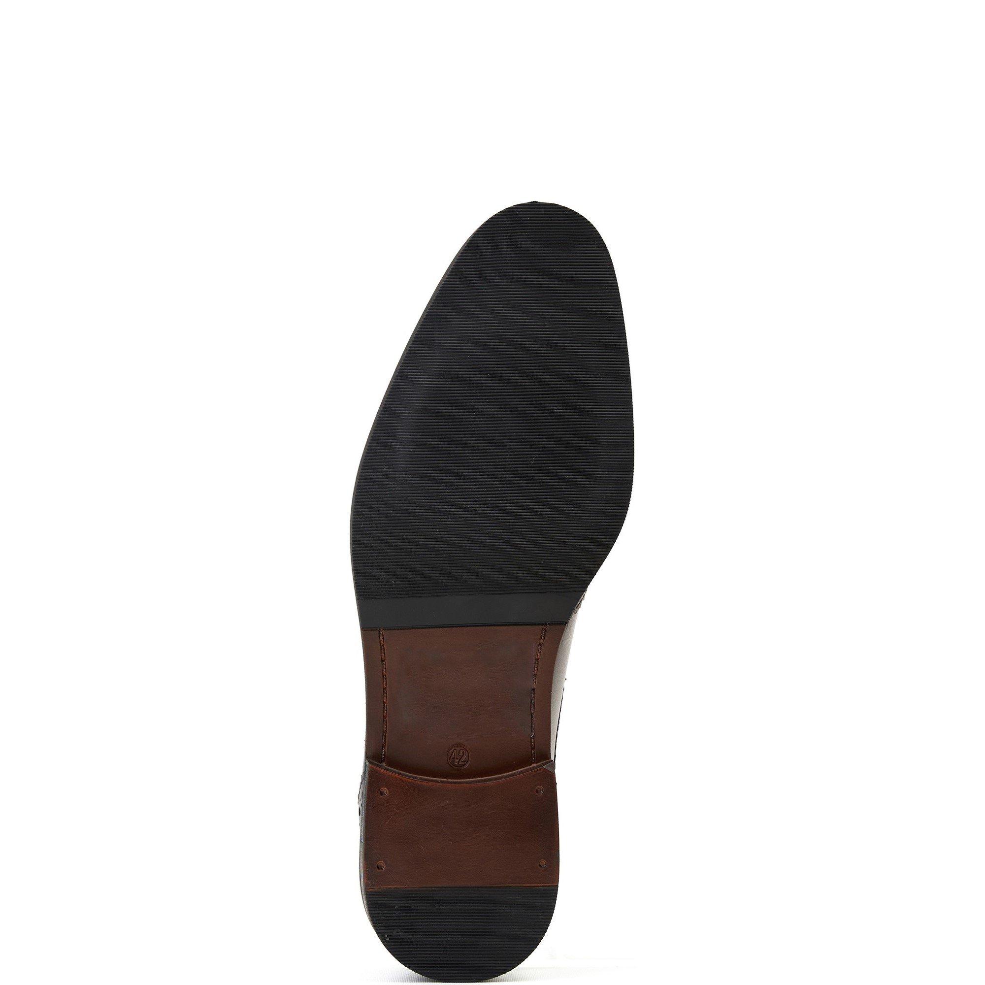 Brown - Base London - Sleeve Lace Up Shoe - 5