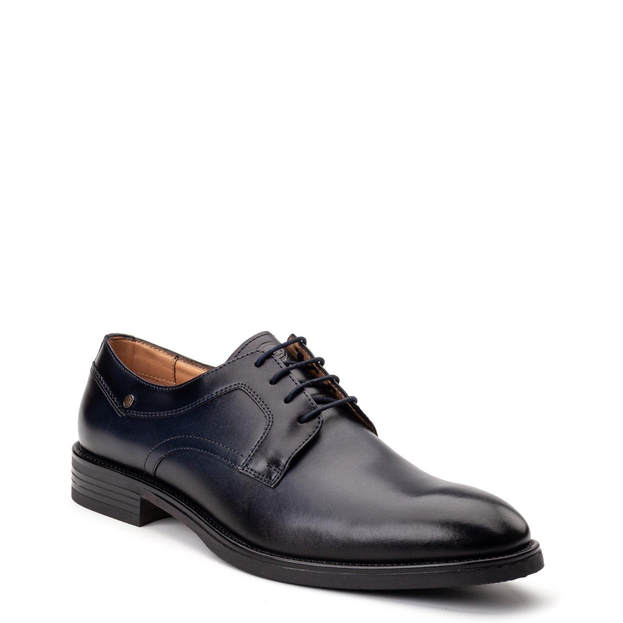 Navy - Base London - Sleeve Lace Up Shoe - 2