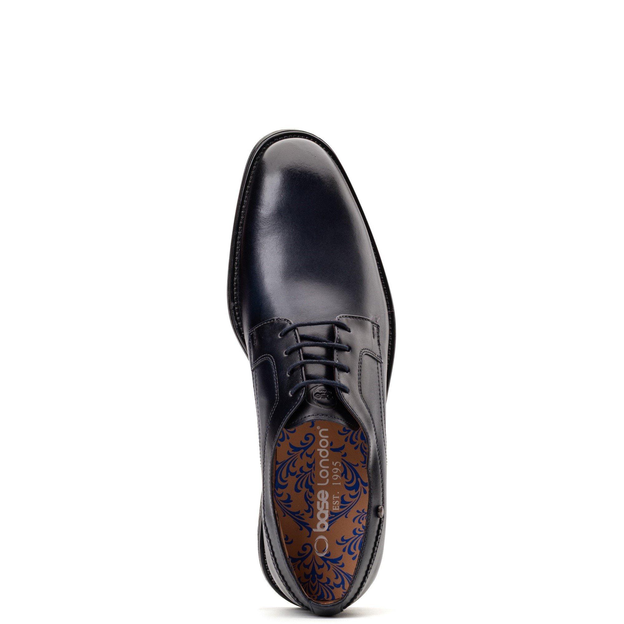 Navy - Base London - Sleeve Lace Up Shoe - 4