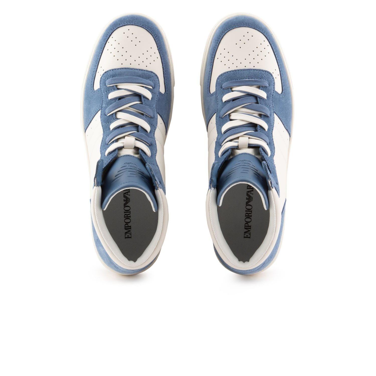 Blue-White - Emporio Armani - Trainers - 3