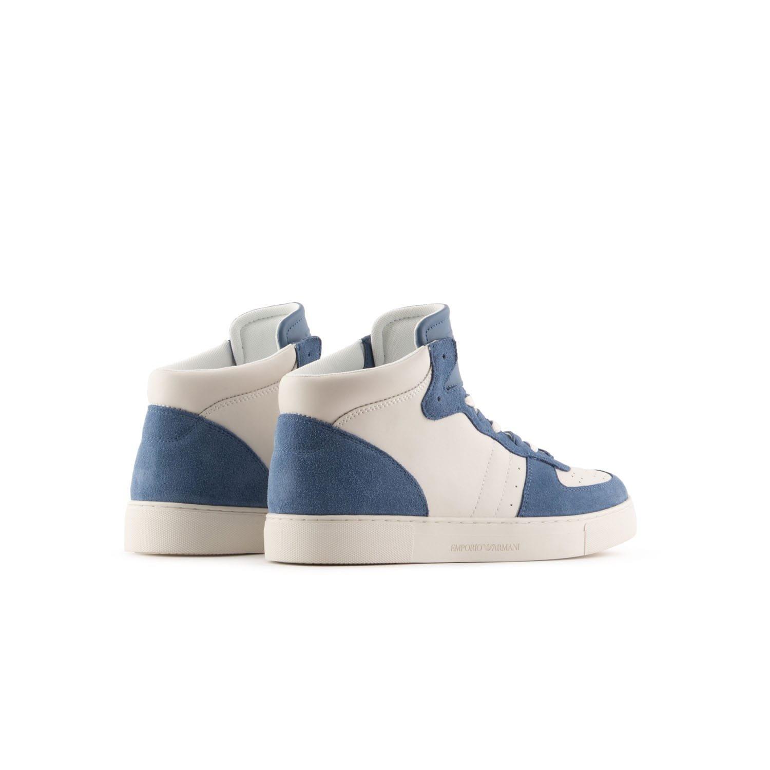 Blue-White - Emporio Armani - Trainers - 5