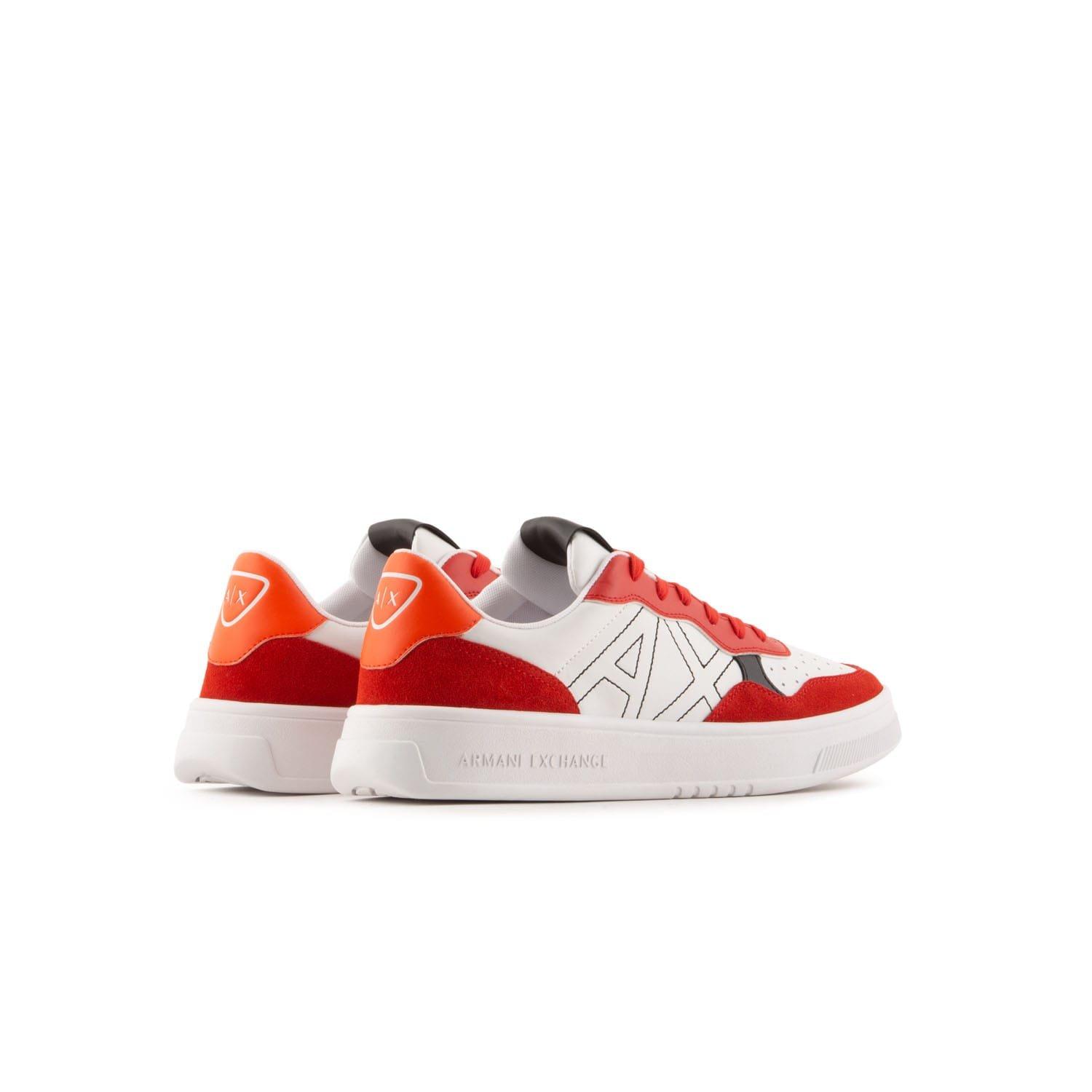 White Red - Armani Exchange - Trainers - 3