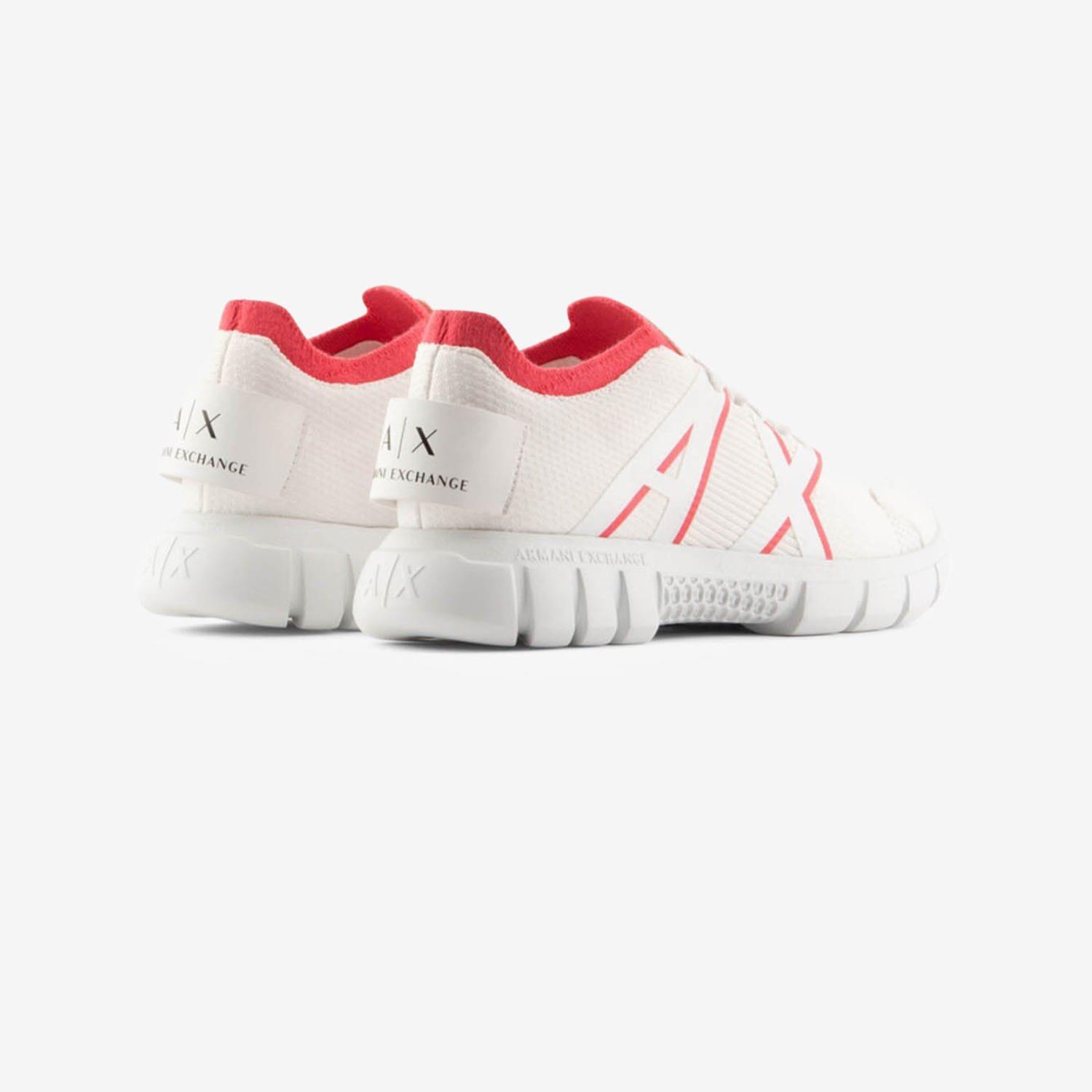 White Pink - Armani Exchange - Trainers - 3