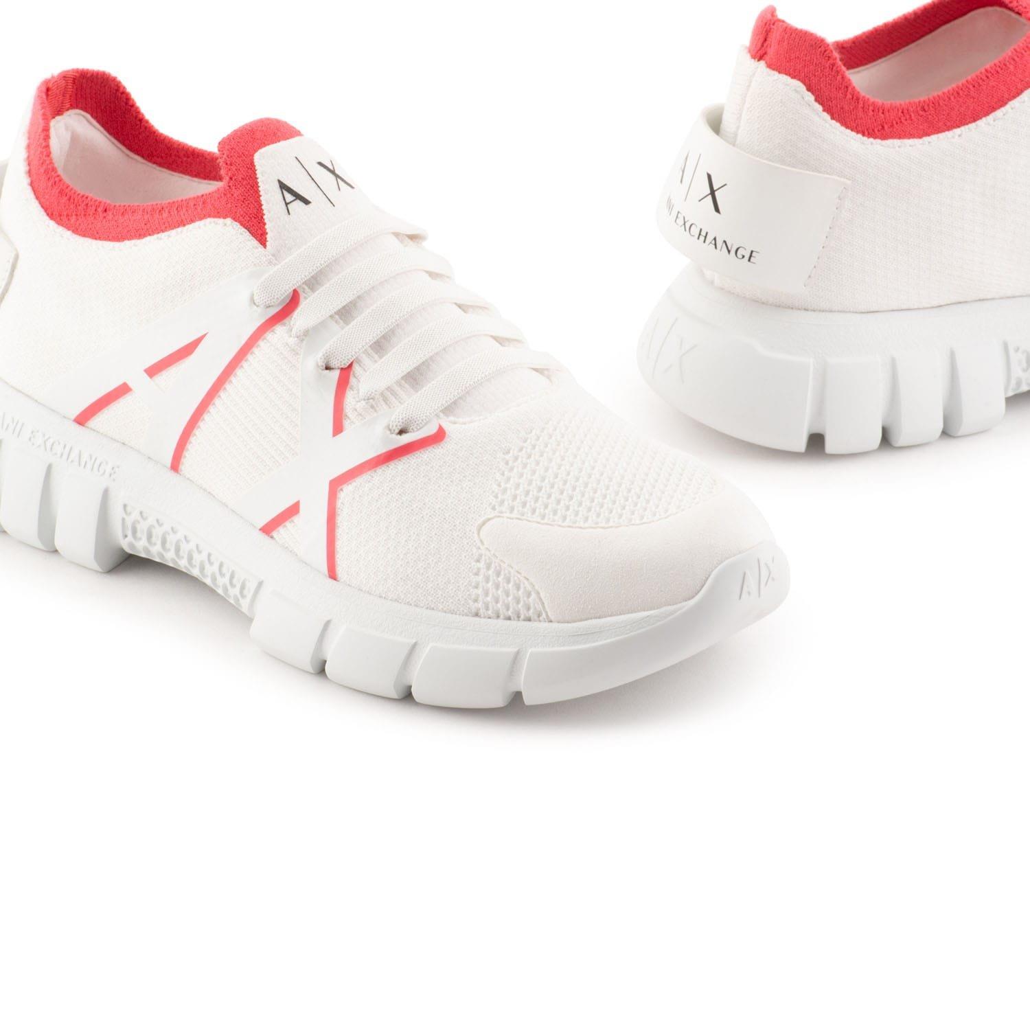 White Pink - Armani Exchange - Trainers - 6