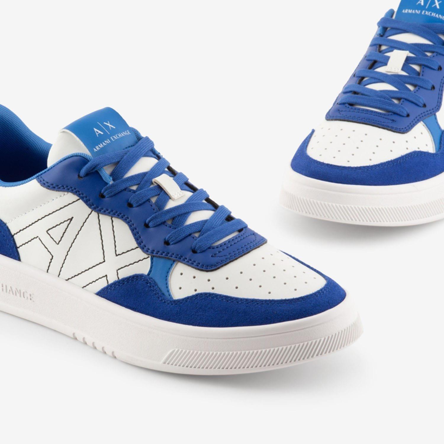 White Blue - Armani Exchange - Trainers - 6