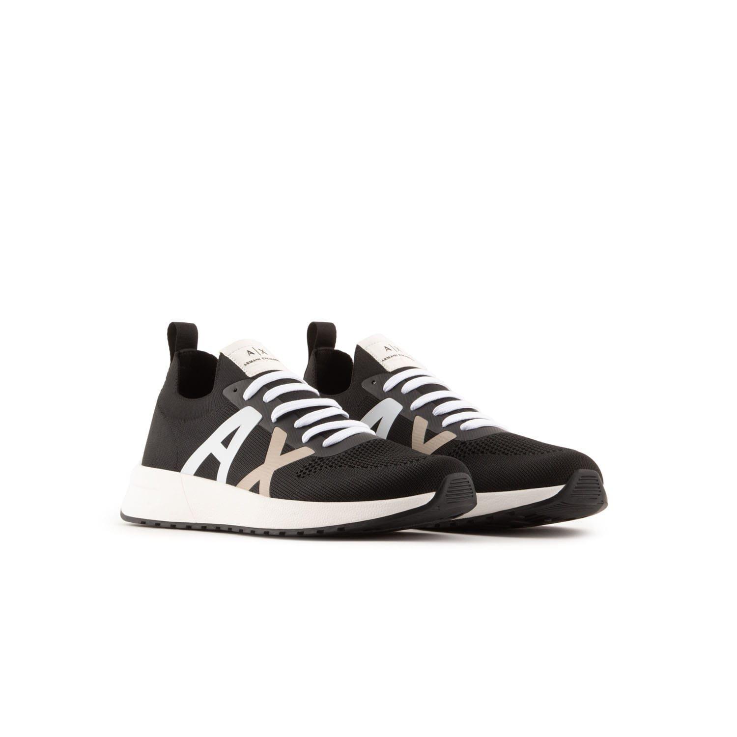 Black-White - Armani Exchange - Trainers - 2