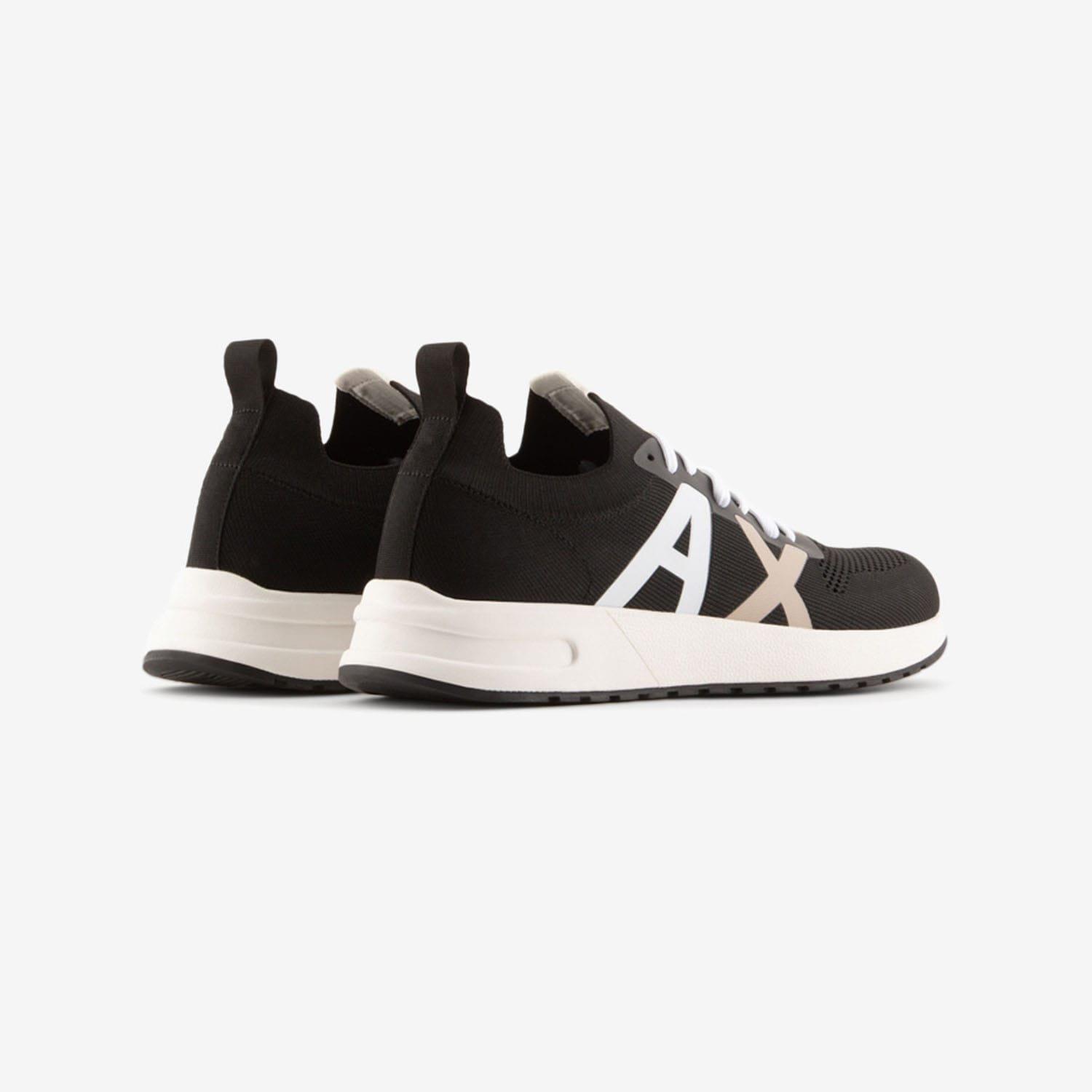 Black-White - Armani Exchange - Trainers - 3