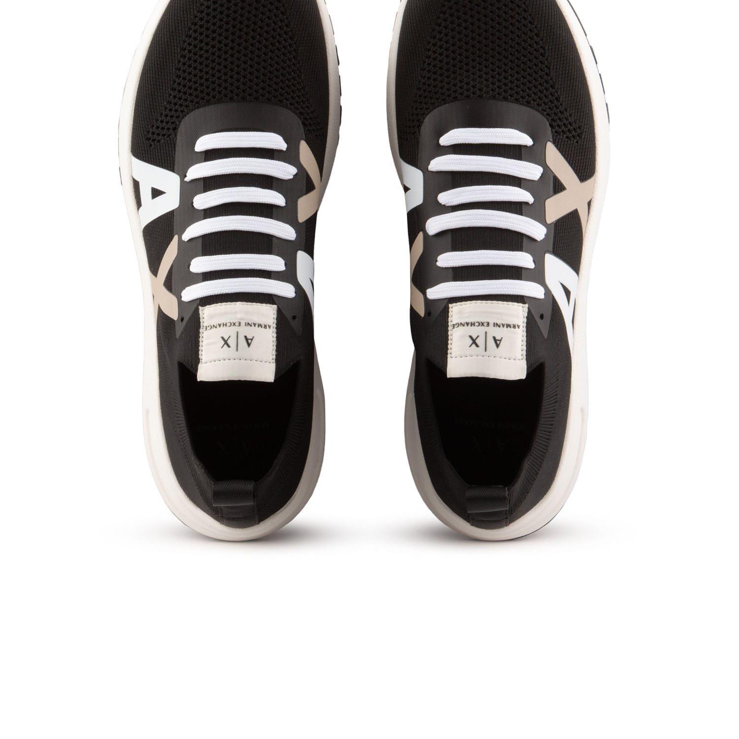 Black-White - Armani Exchange - Trainers - 4