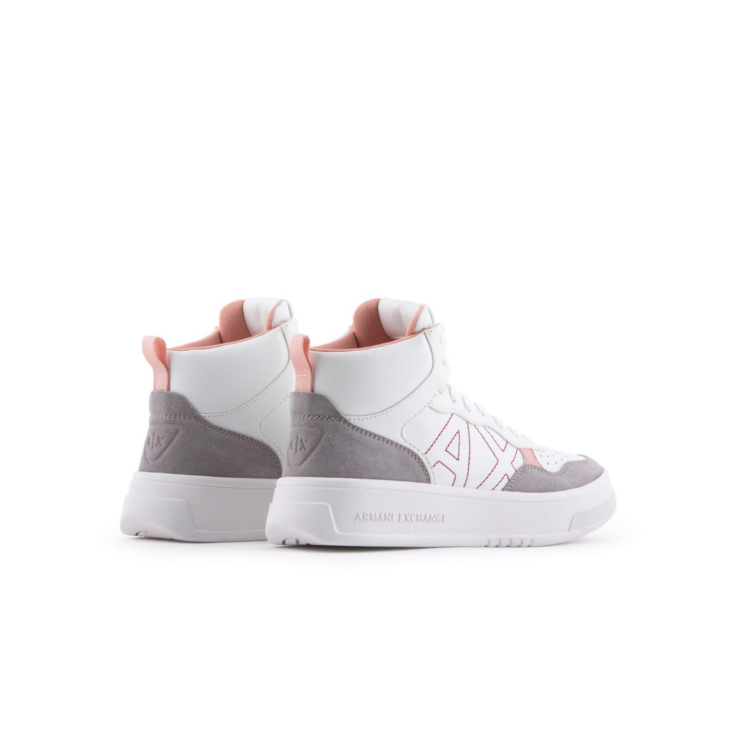 White Pink - Armani Exchange - Trainers - 3