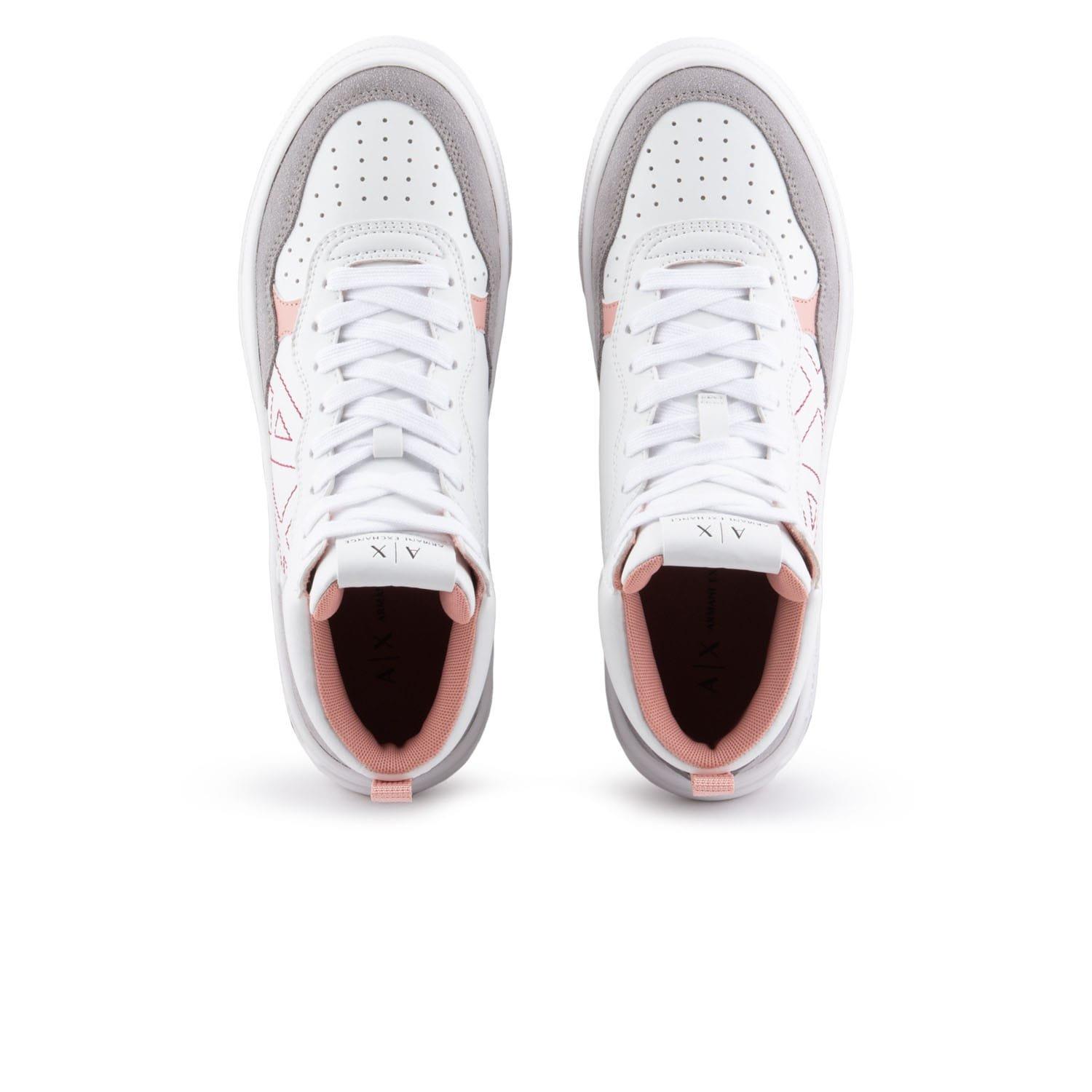 White Pink - Armani Exchange - Trainers - 4