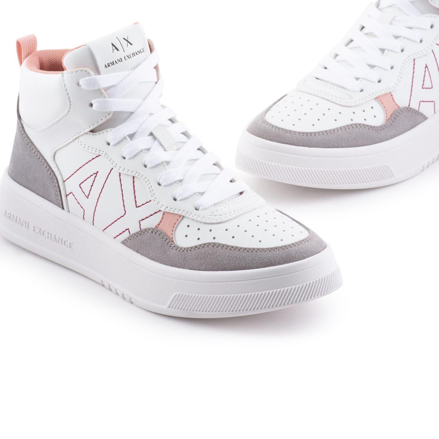 White Pink - Armani Exchange - Trainers - 5