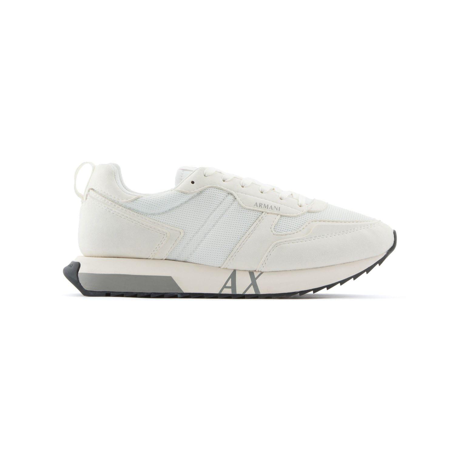 Armani Exchange Men's Off White Trainers - UK 9.5