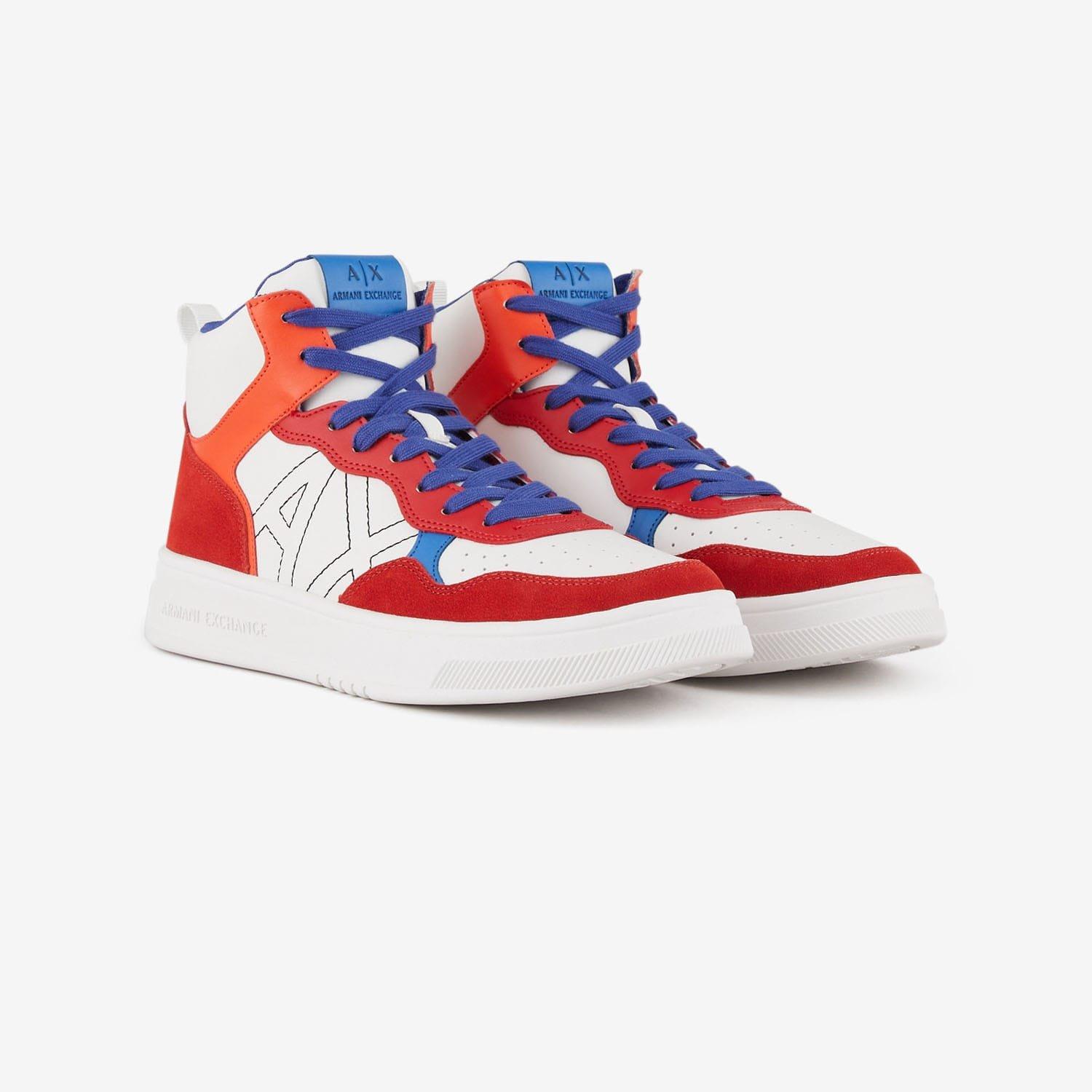 White Red - Armani Exchange - Trainers - 2