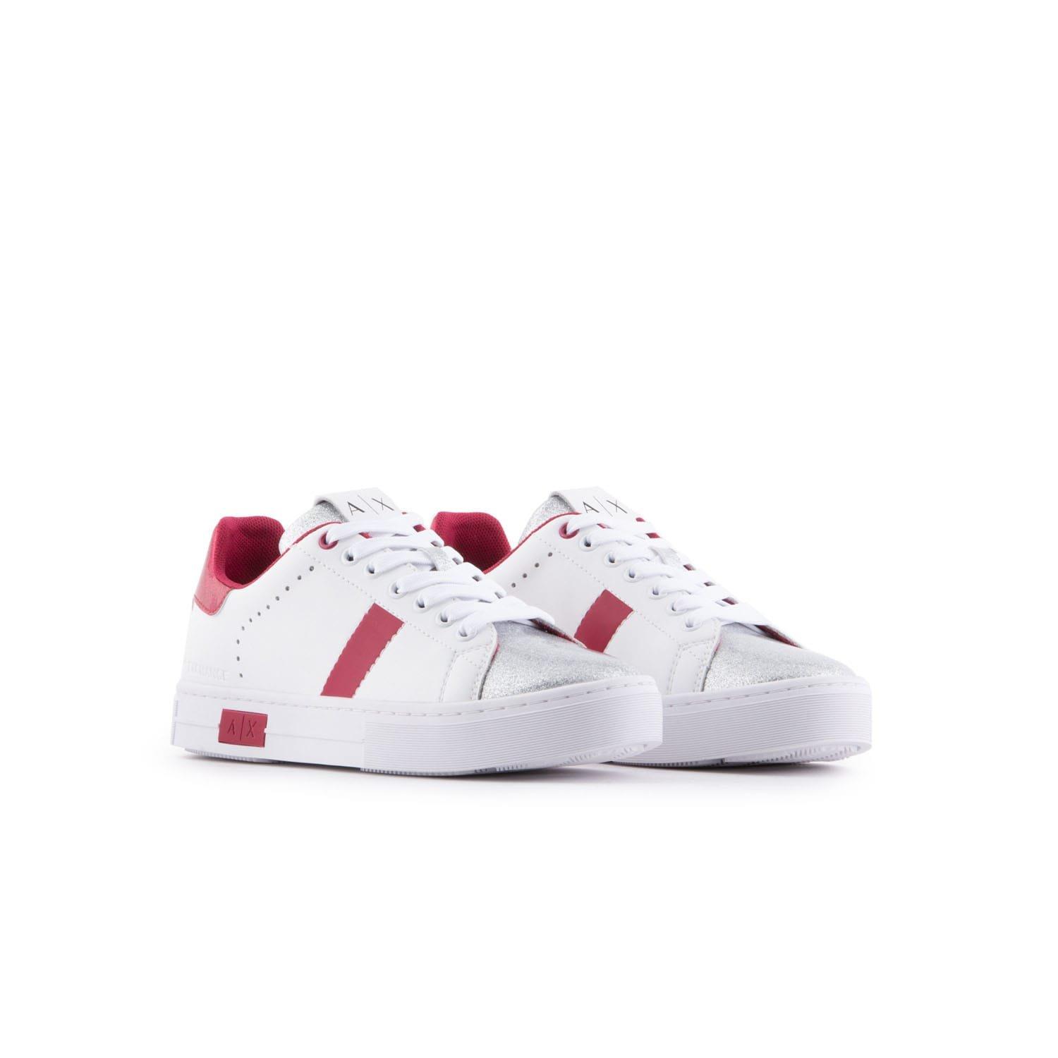 White Red - Armani Exchange - Trainers - 2