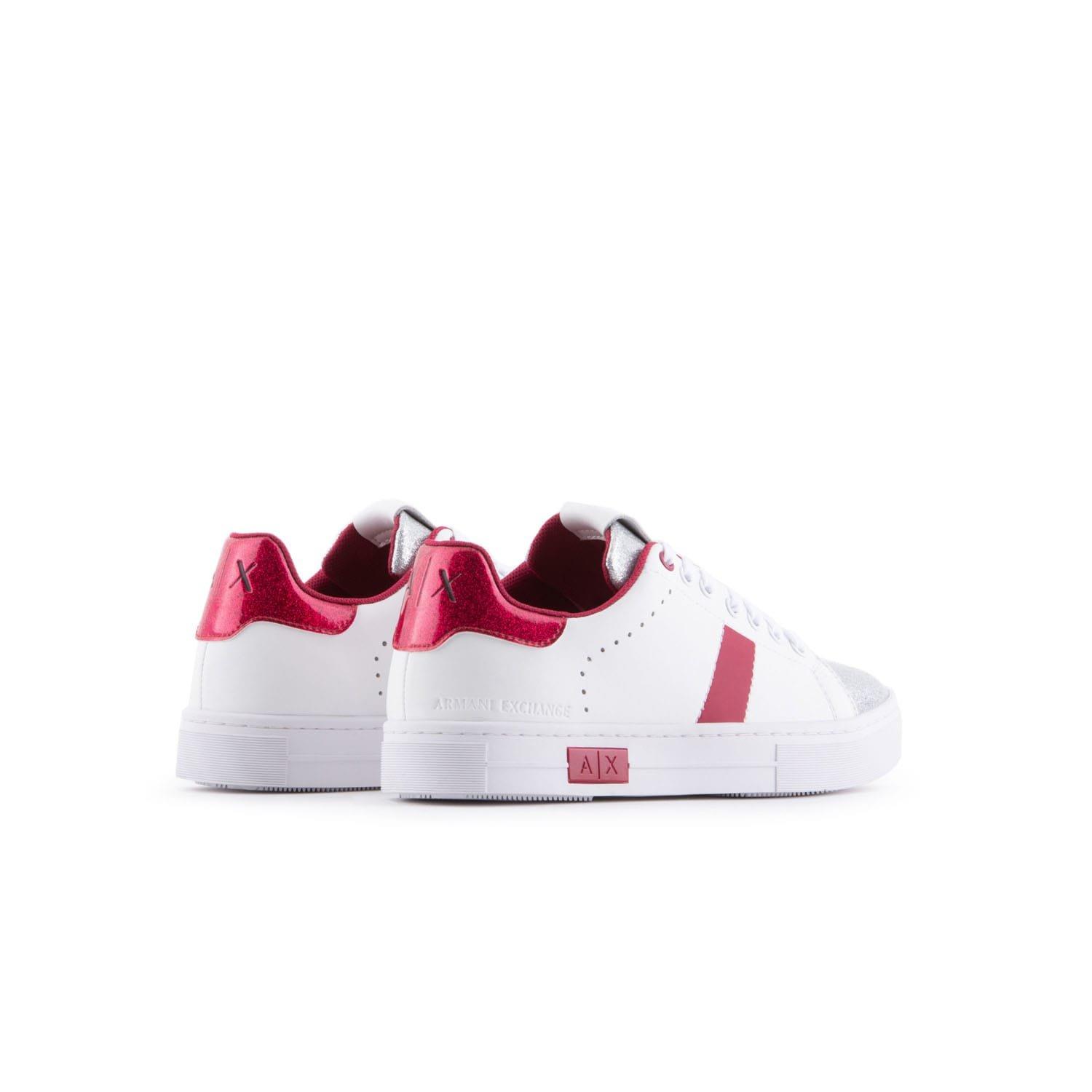 White Red - Armani Exchange - Trainers - 3