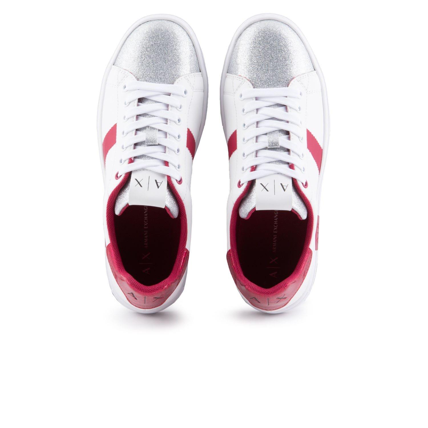 White Red - Armani Exchange - Trainers - 4