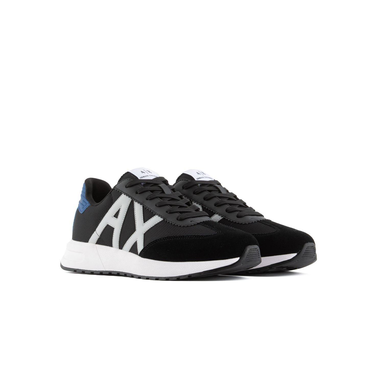 Black Grey - Armani Exchange - Trainers - 2