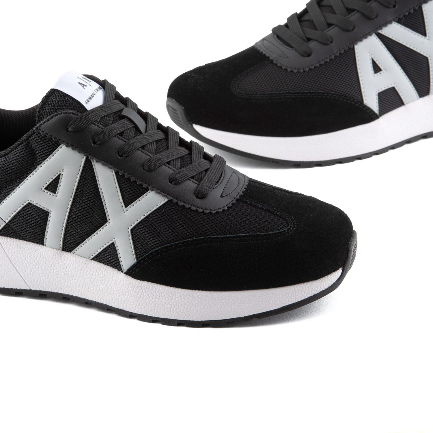 Black Grey - Armani Exchange - Trainers - 5