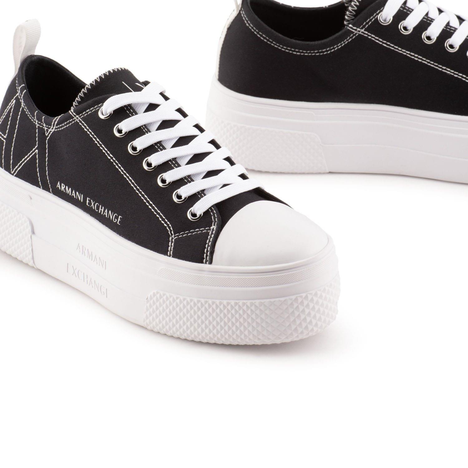 Black-White - Armani Exchange - Trainers - 5