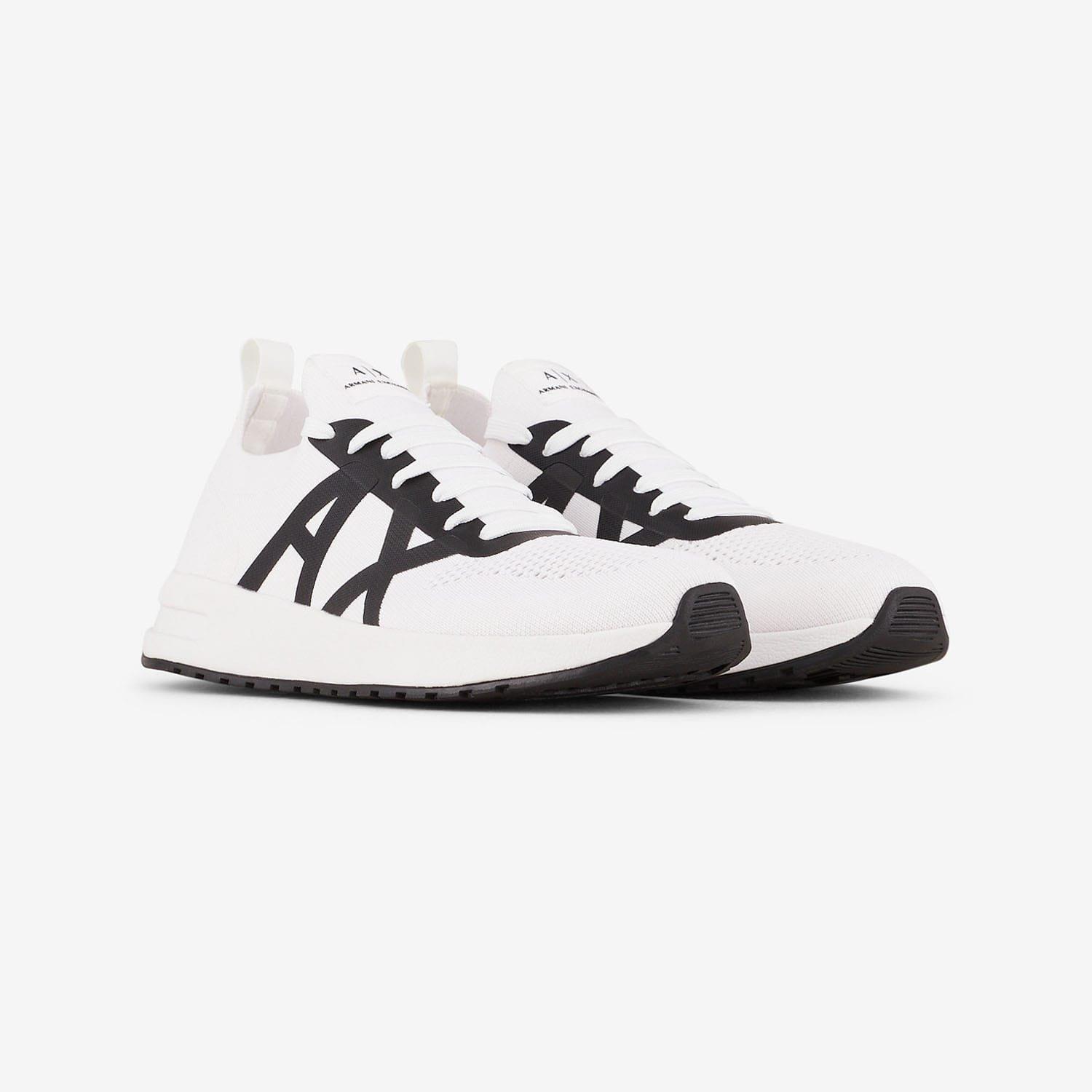 White Black - Armani Exchange - Trainers - 2