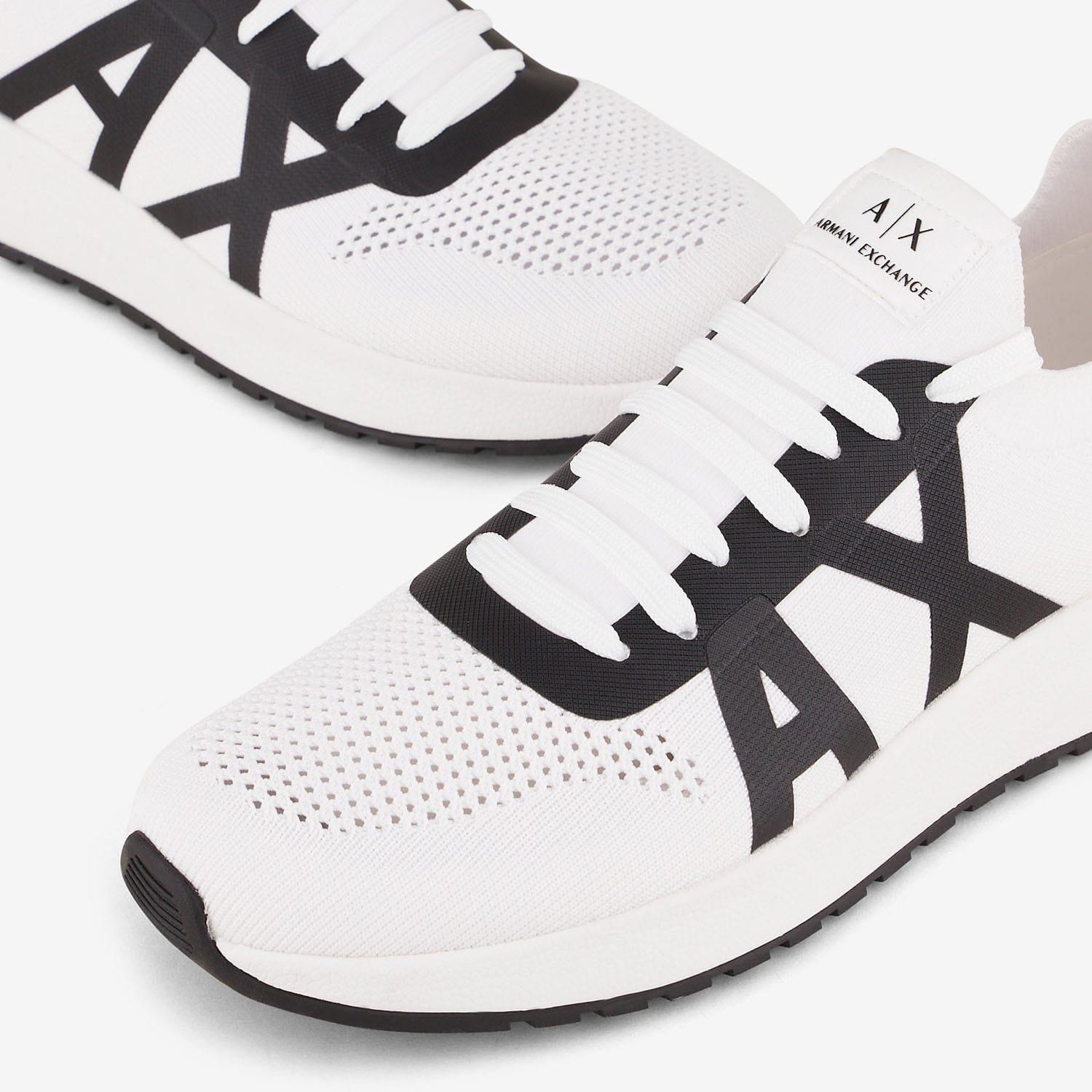 White Black - Armani Exchange - Trainers - 4
