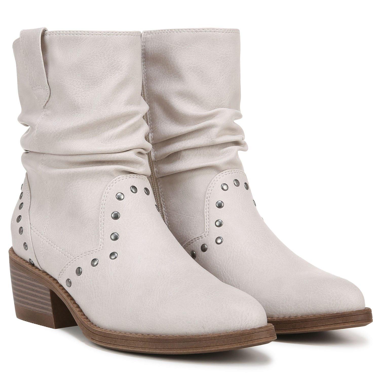 Off White - Blowfish Malibu - Rebel Western Slouch Boots - 2