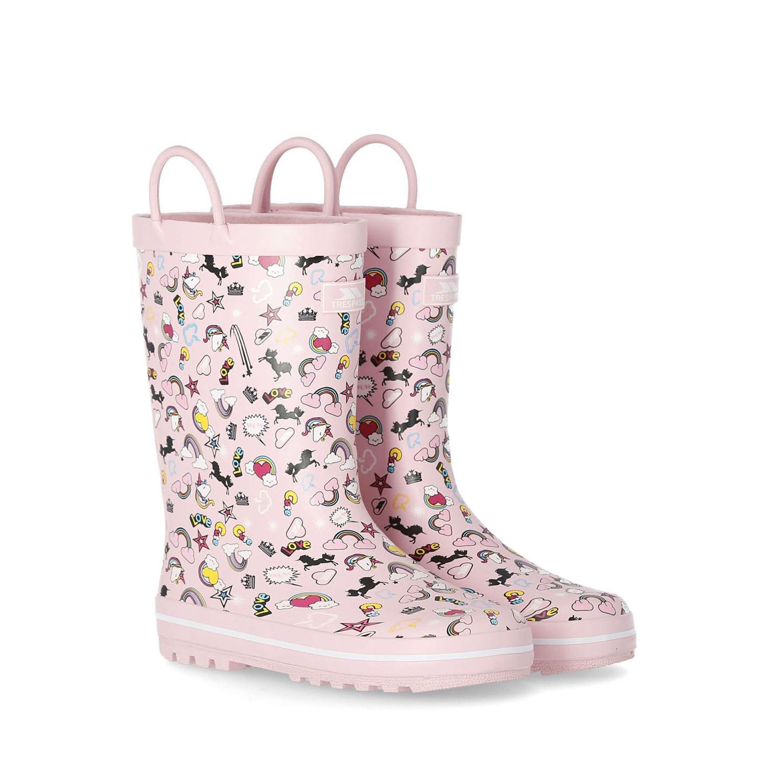 Pink - Trespass - Starryton Wellington Boots - 2