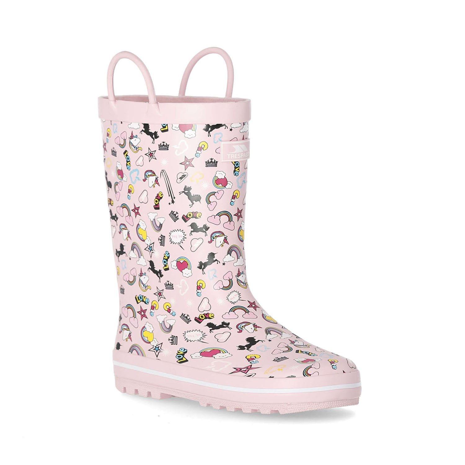 Pink - Trespass - Starryton Wellington Boots - 3